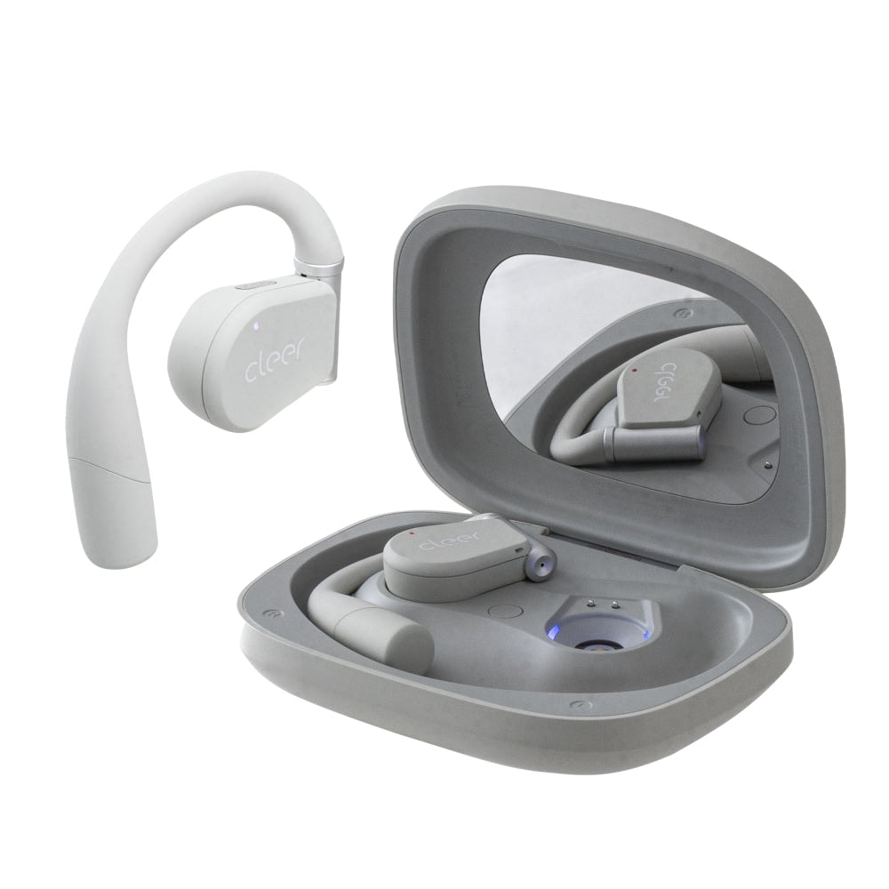 Audifonos Cleer ARC 3 Open-Ear: Sonido Hi-Res, Dolby Atmos, 50h Batería, IPX7 gris — imagen 4