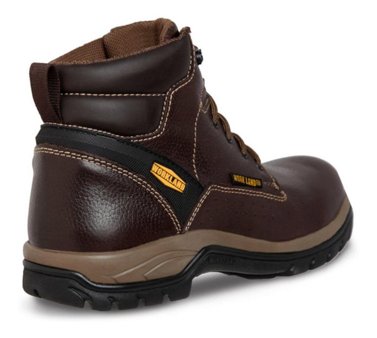 Bota Industrial Trabajo Hombre Workland 77408 Chocolate — imagen 5
