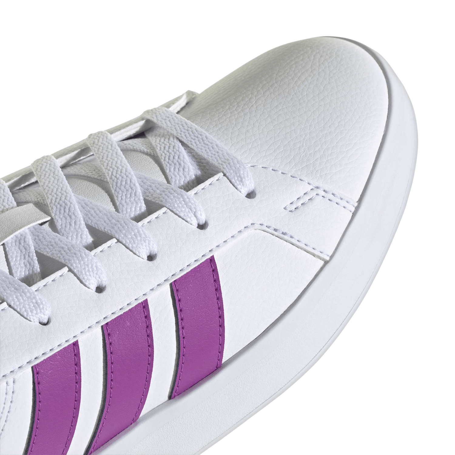 Tenis Adidas Grand Court Base 3.0 Dama Blanco Casual Mujer — imagen 6