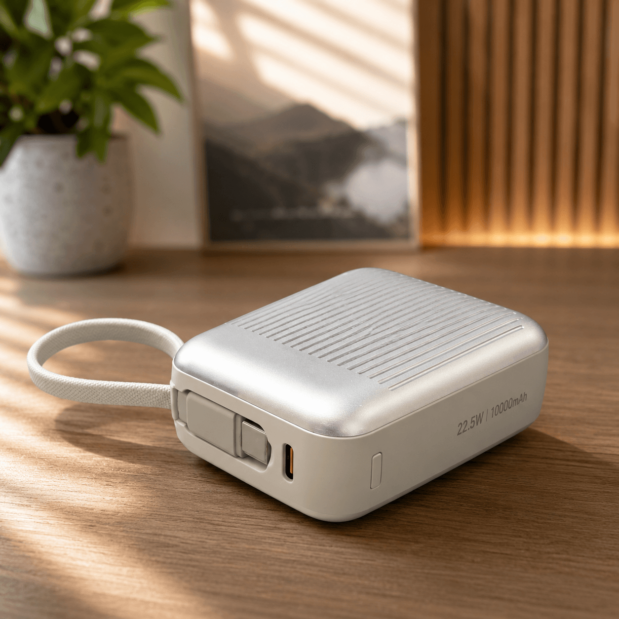 Power Bank C10 10000mAh 22.5W Carga Rápida con Cables Integrados y Pantalla Digital — imagen 5