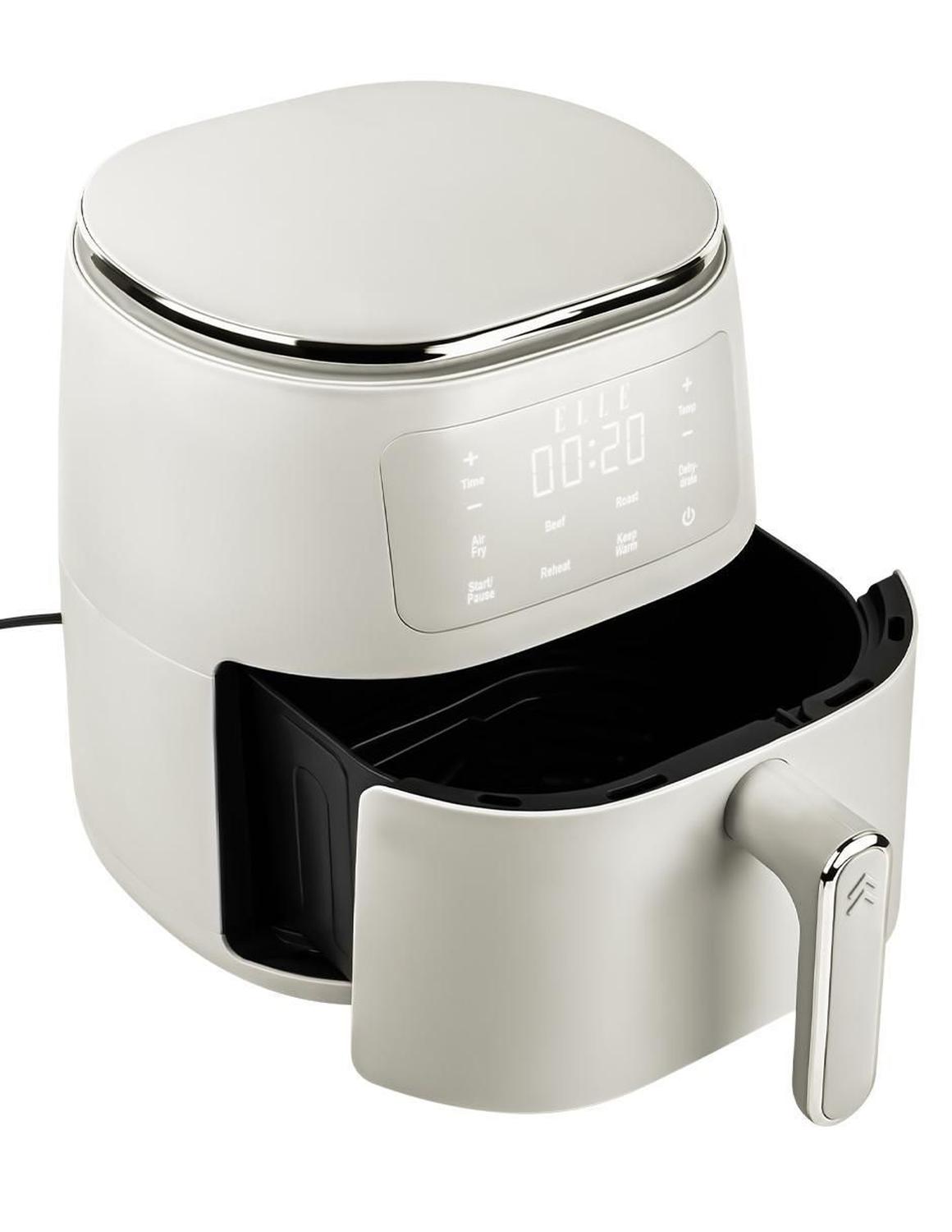 Freidora de Aire Digital Elle 5 L Blanca con Pantalla Táctil 1500 W — imagen 9