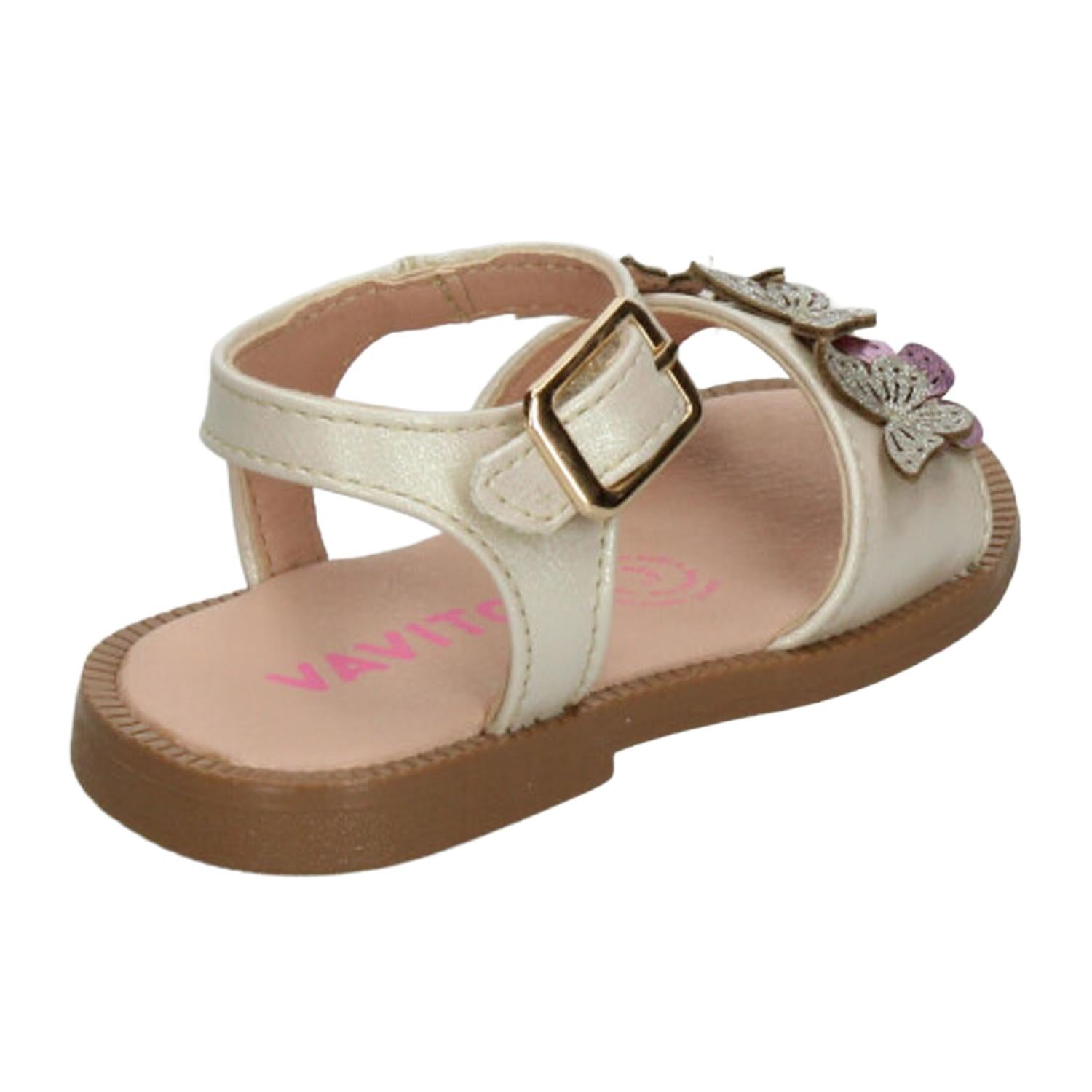 Sandalias Vavito Niña Beige Casual Infantil T15-18 — imagen 4