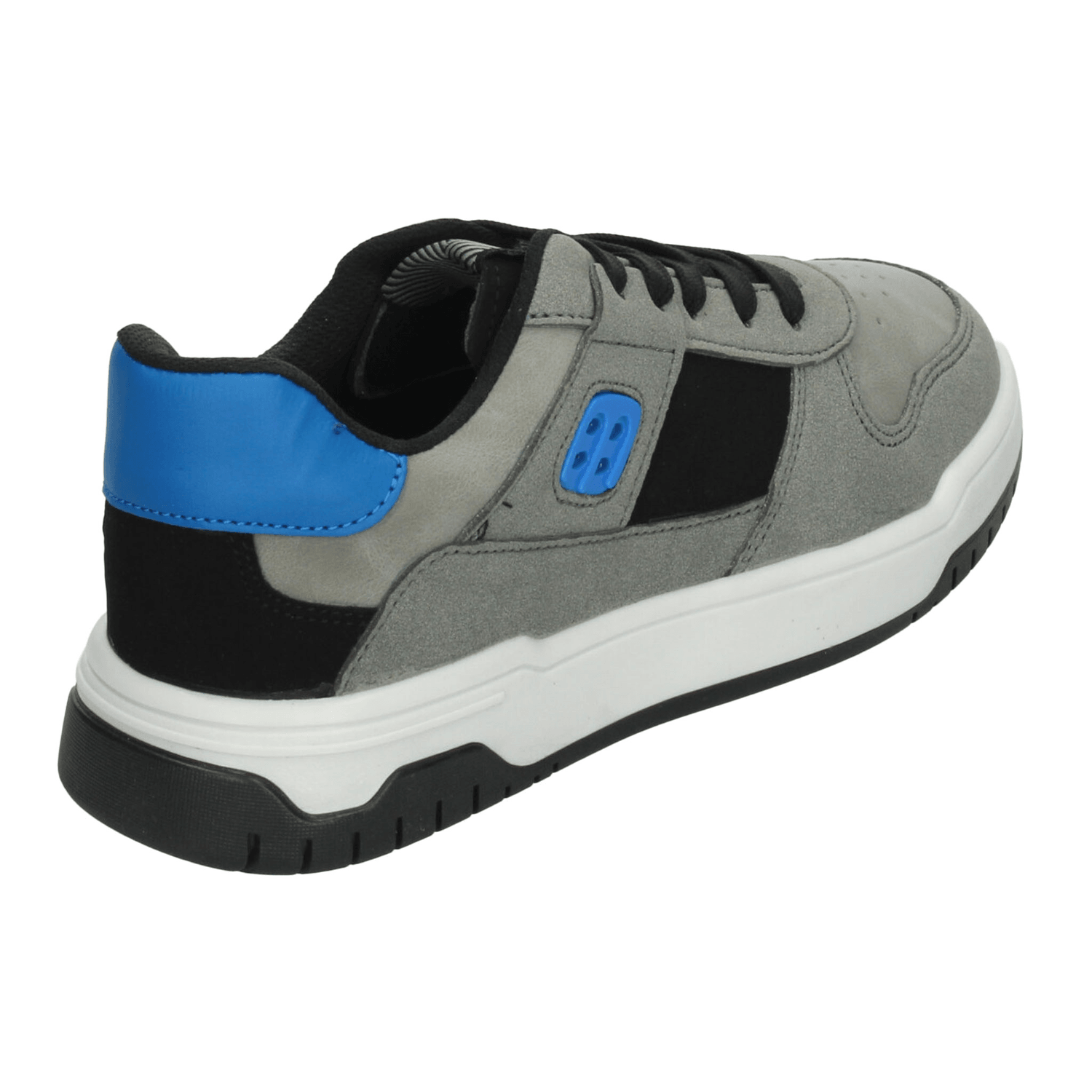 Tenis Yuyin Niño Gris Casual Cómodo Cintas Infantil T18-22 — imagen 4