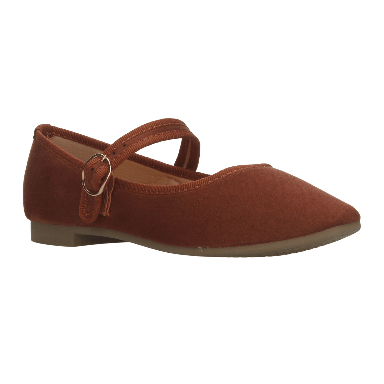 Flats Berlin Dama Terracota Café Casual Mary Jane Mujer — imagen 3