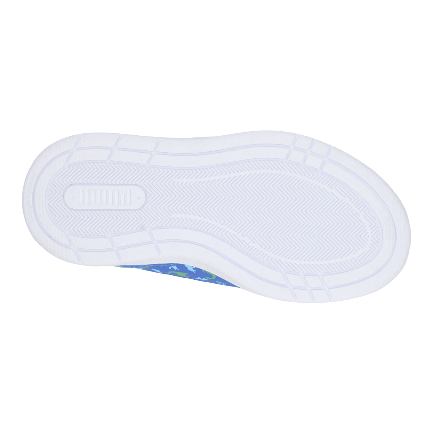 Tenis Puma Court Classic Clean Niño Casual Azul Infantil T16-22 — imagen 9