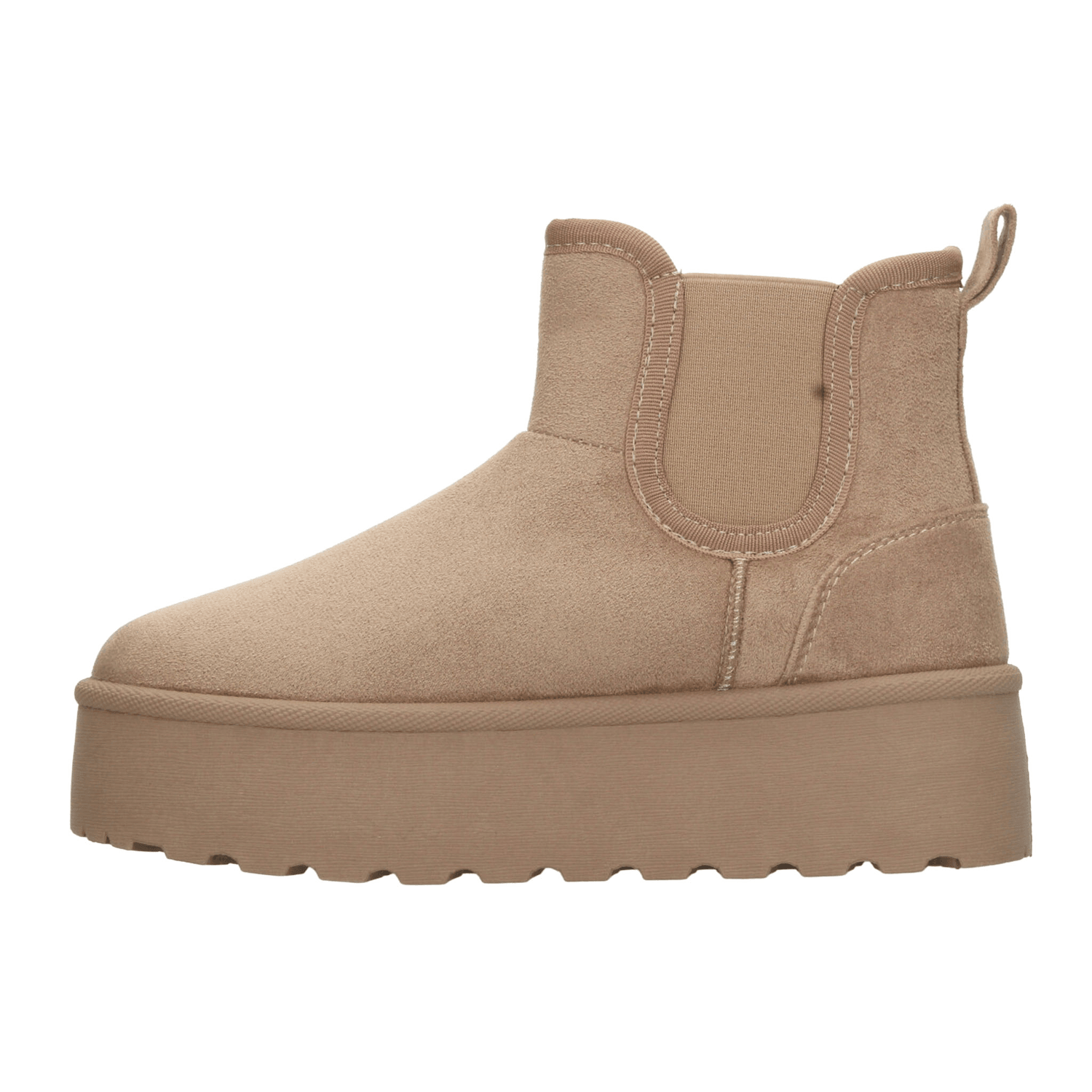 Botín Dama Berlin Café Casual Plataforma Peluche Mujer — imagen 6