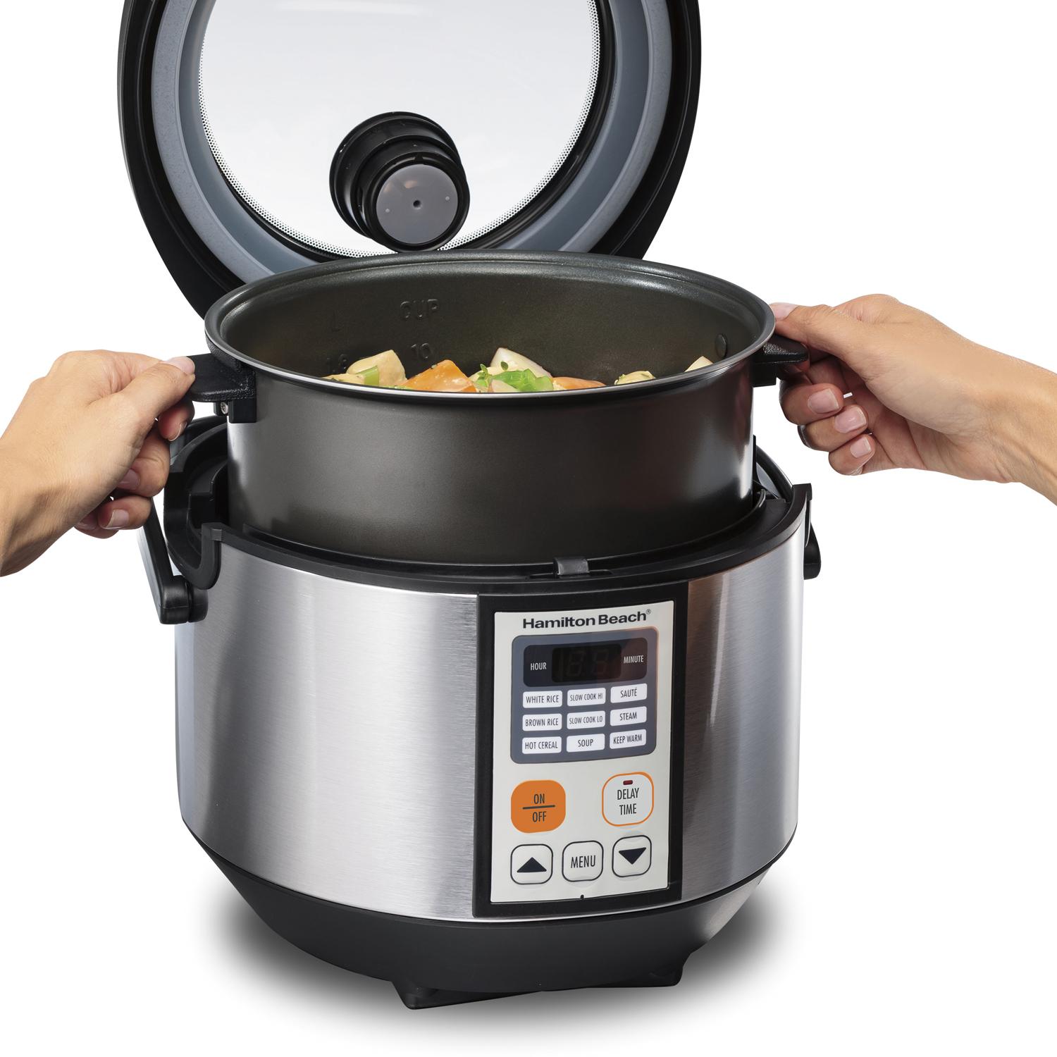 Olla Multifuncional Hamilton Beach 4.25L Digital — imagen 6