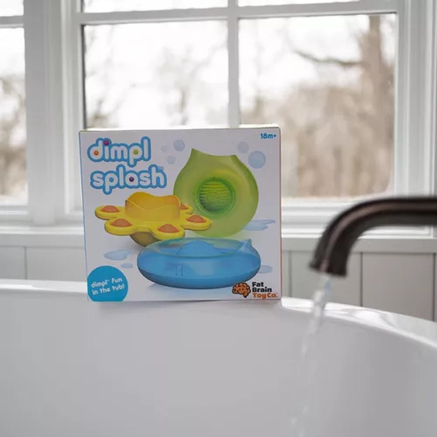 Juguete Sensorial Para El Baño Dimpl Splash Bebé Fat Brain Toys 6m+ — imagen 5