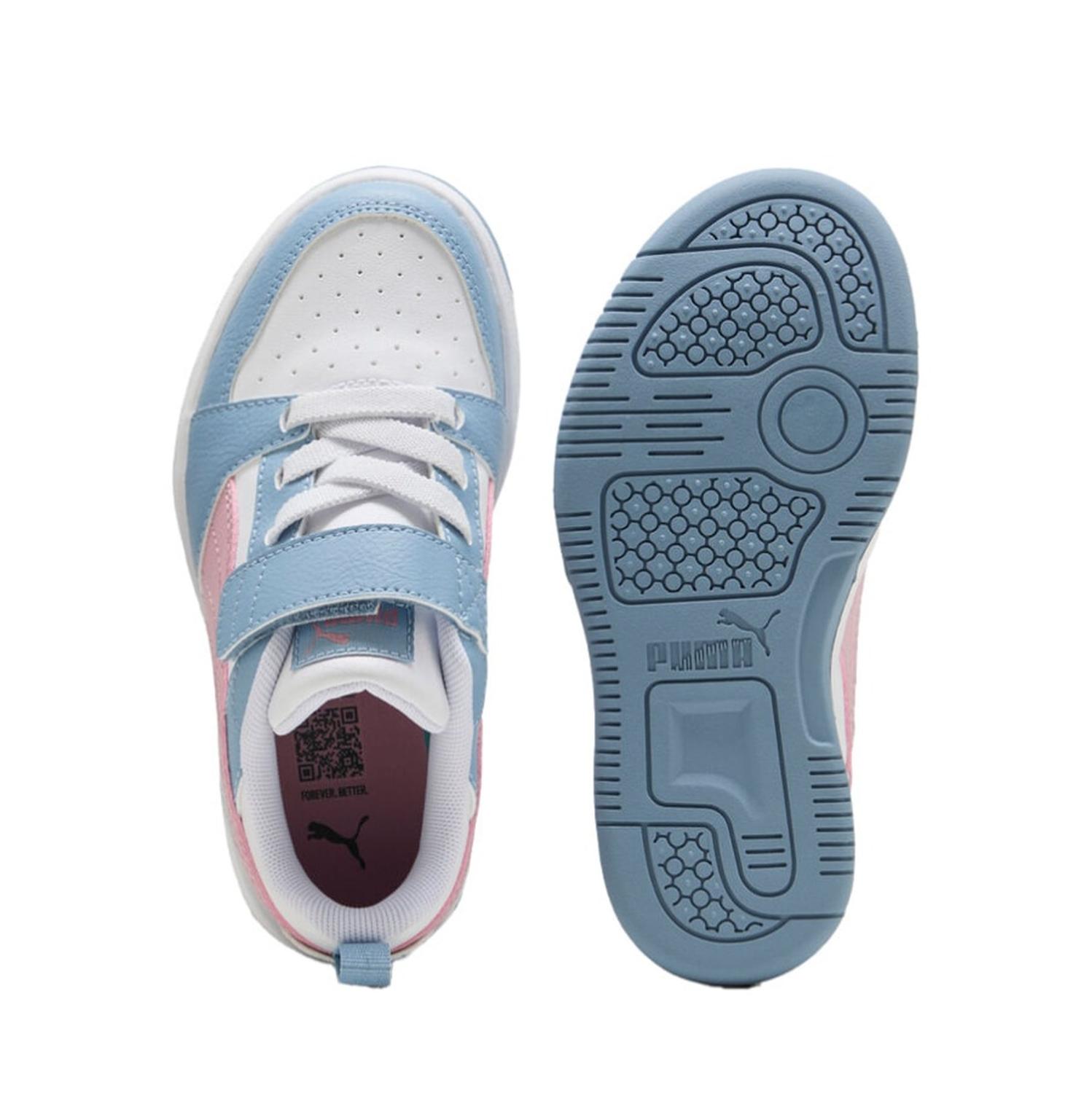 Tenis Puma Rebound V6 Lo AC+ PS para Niñas 17 A 21.5. 397419-30 — imagen 5