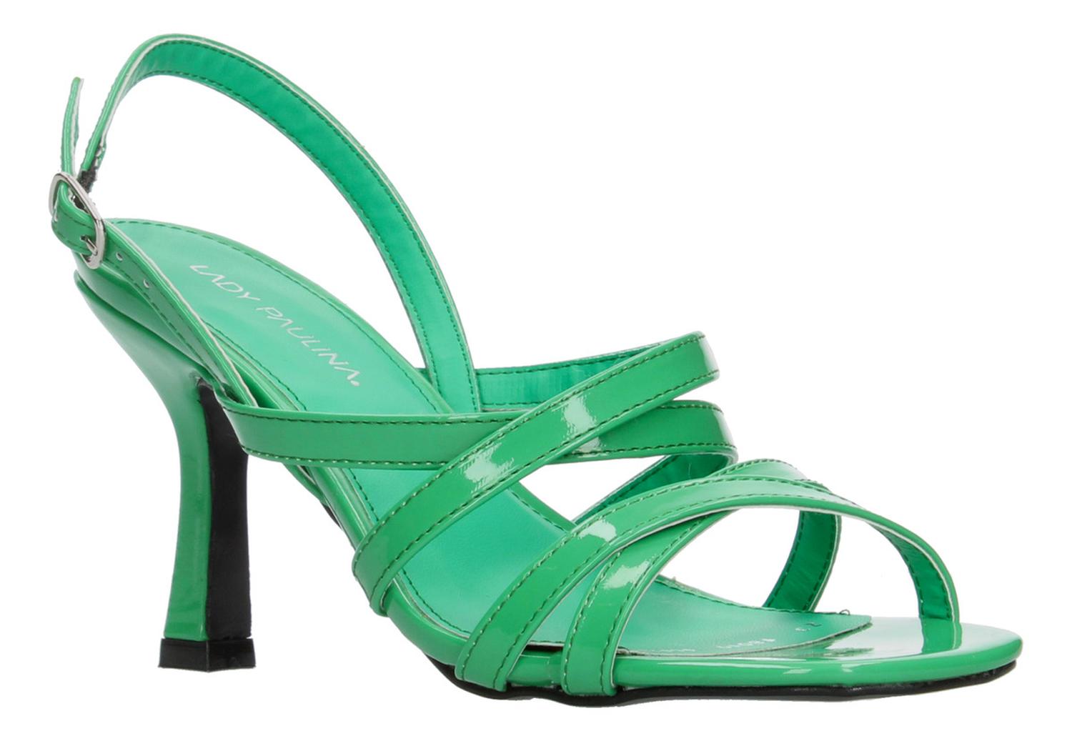 Sandalias Dama Paulina Verde Casual Mujer — imagen 4