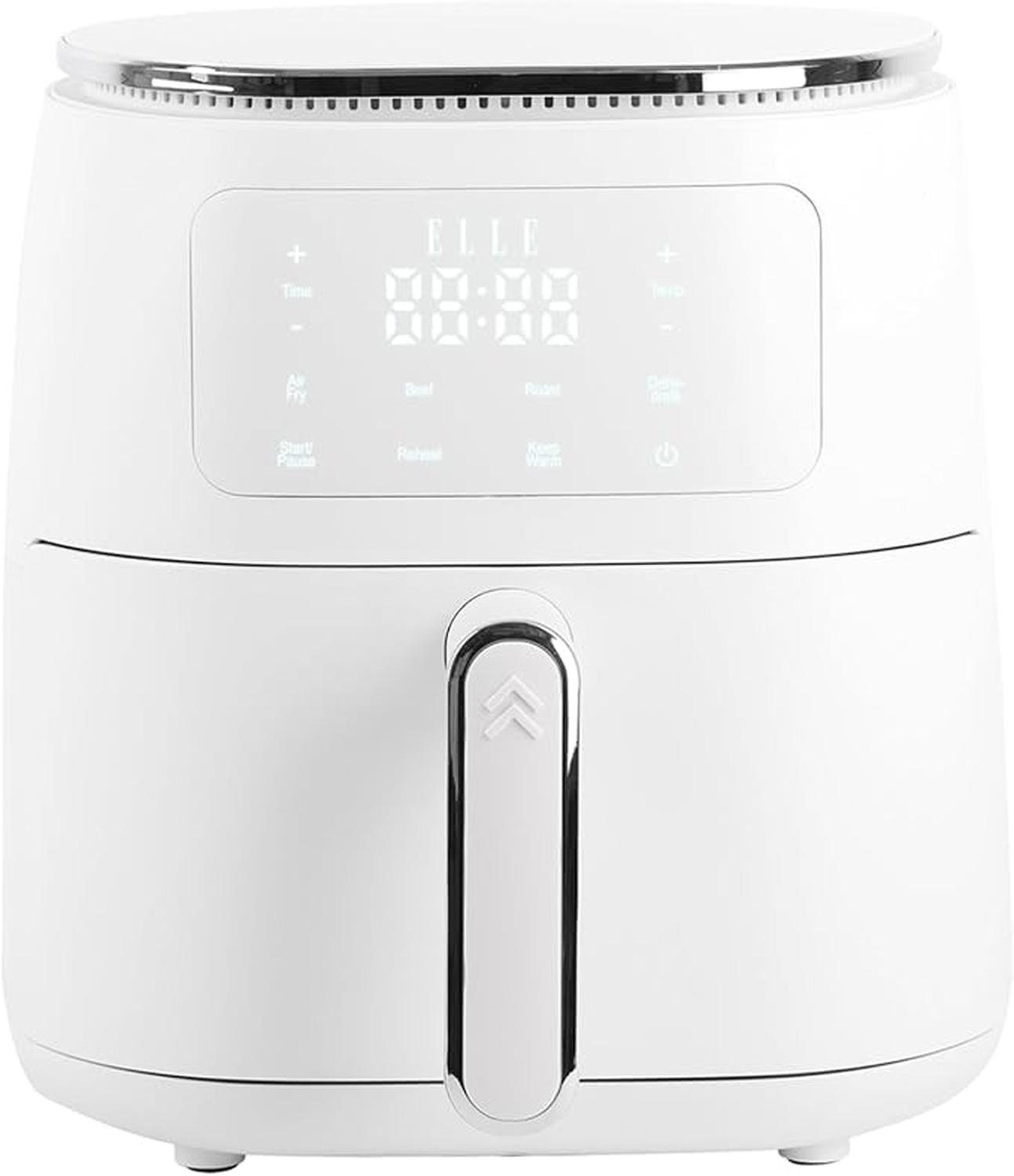 Freidora de Aire Digital Elle 5 L Blanca con Pantalla Táctil 1500 W — imagen 1