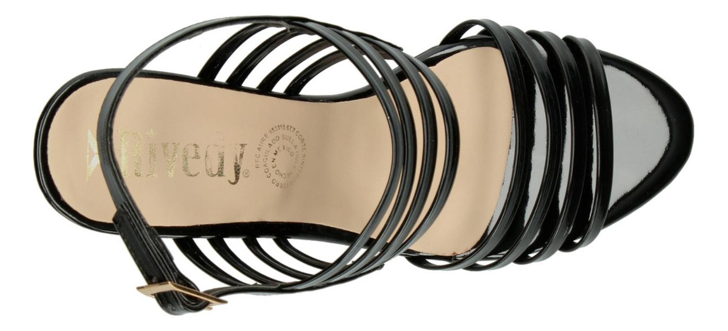 Sandalias Rivedy Dama Casual Negro Mujer — imagen 7