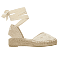 Alpargatas Corina Dama Casual Crema Mujer