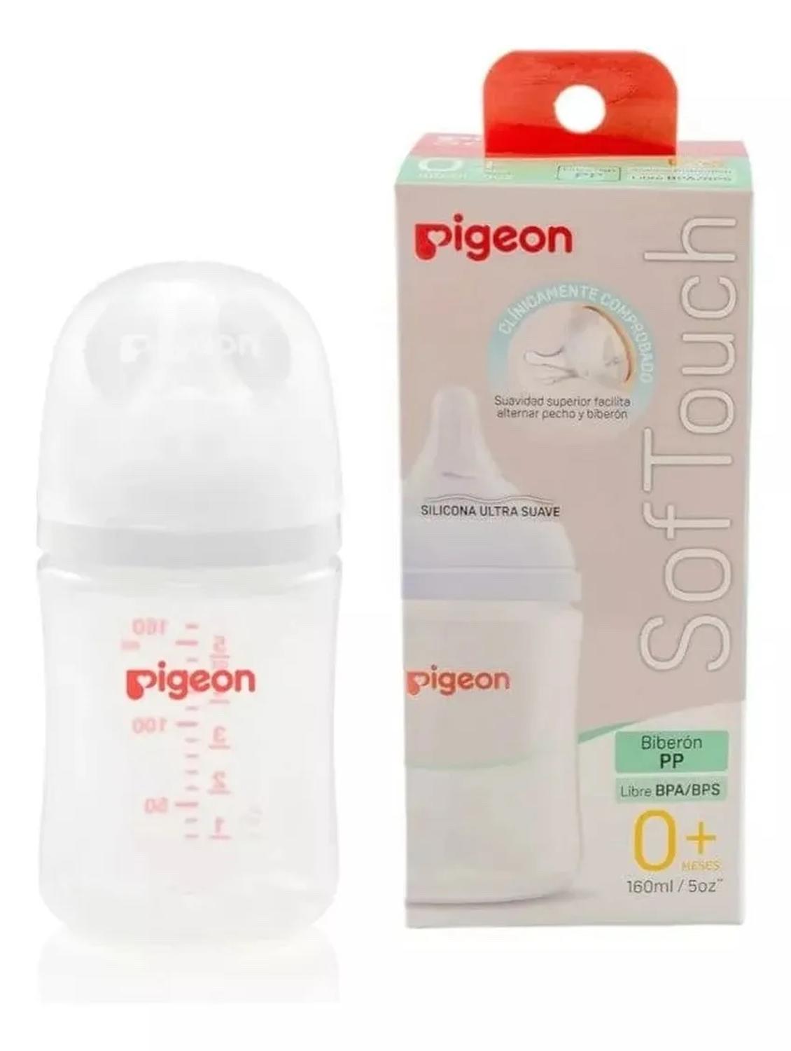 Pack 4 Biberones Pigeon Softouch 160ml/5oz Anticolicos 0m — imagen 10