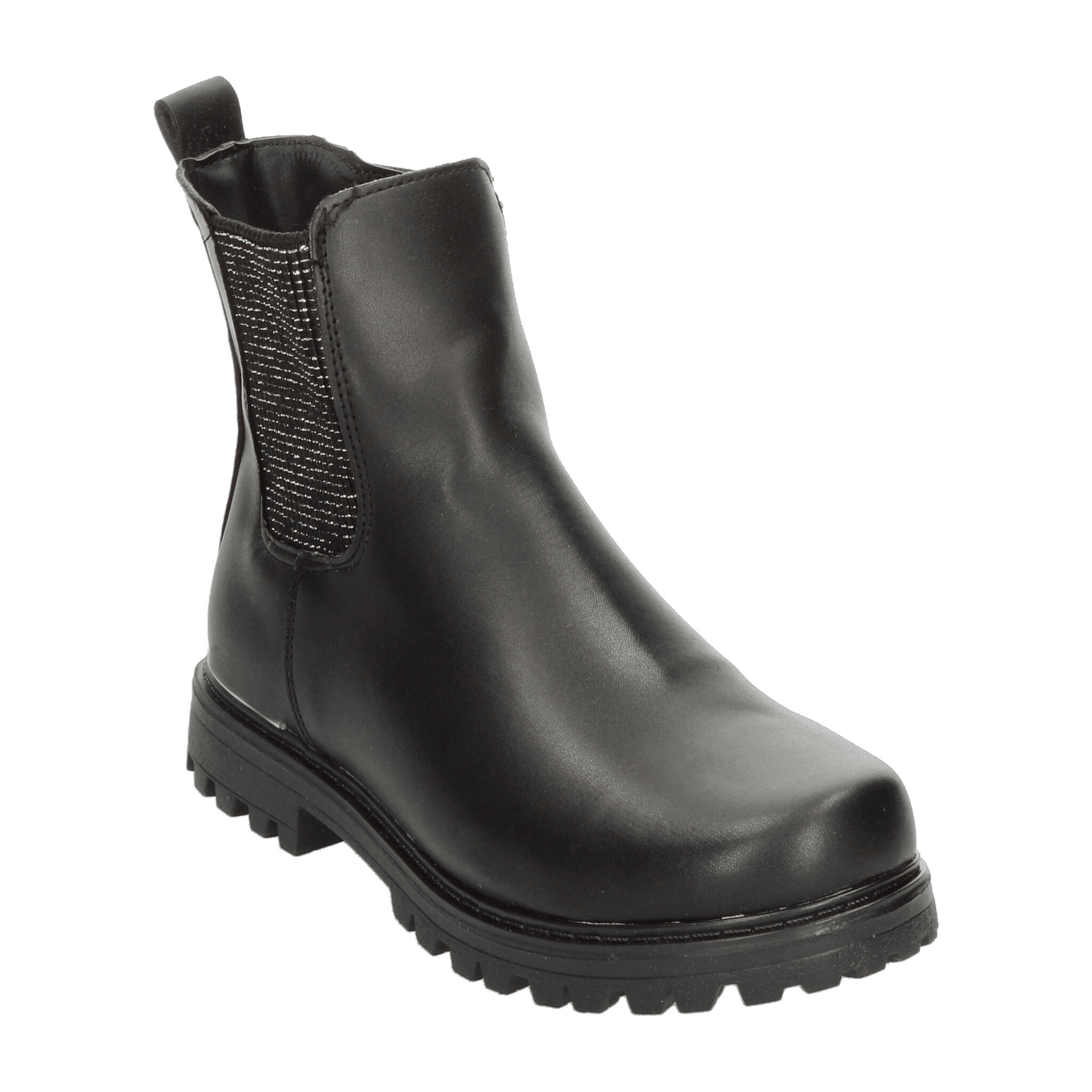 Bota Tropicana Niña Zipper Brillo Casual Negro Infantil T22-27 — imagen 4