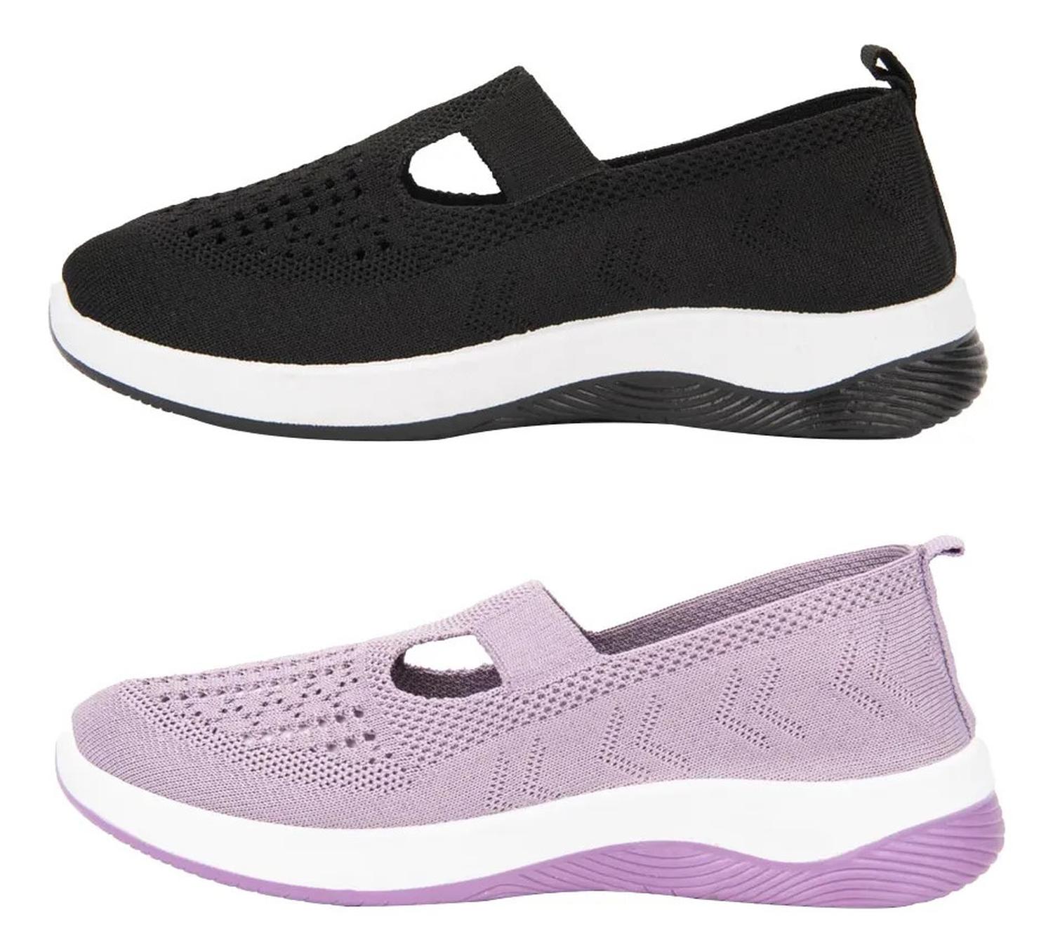 Tenis Shosh Dama Kit 2 Pares Slip On 1204452 — imagen 4