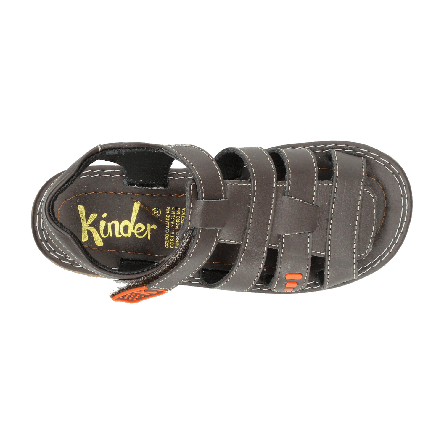 Sandalias Kinder Niño Casual Café Infantil T14-17 — imagen 8