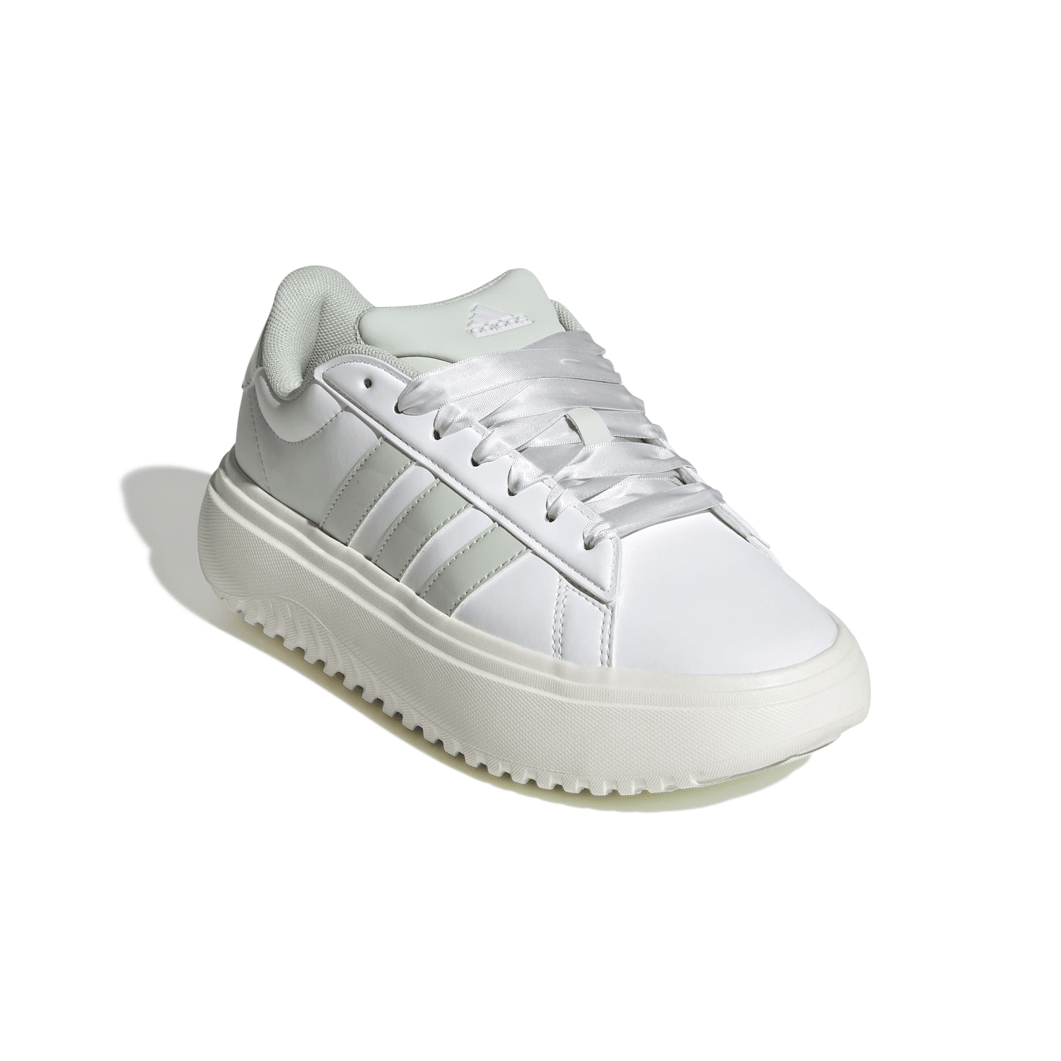 Tenis Adidas Grand Court Dama Blanco Plataforma Para Mujer — imagen 3