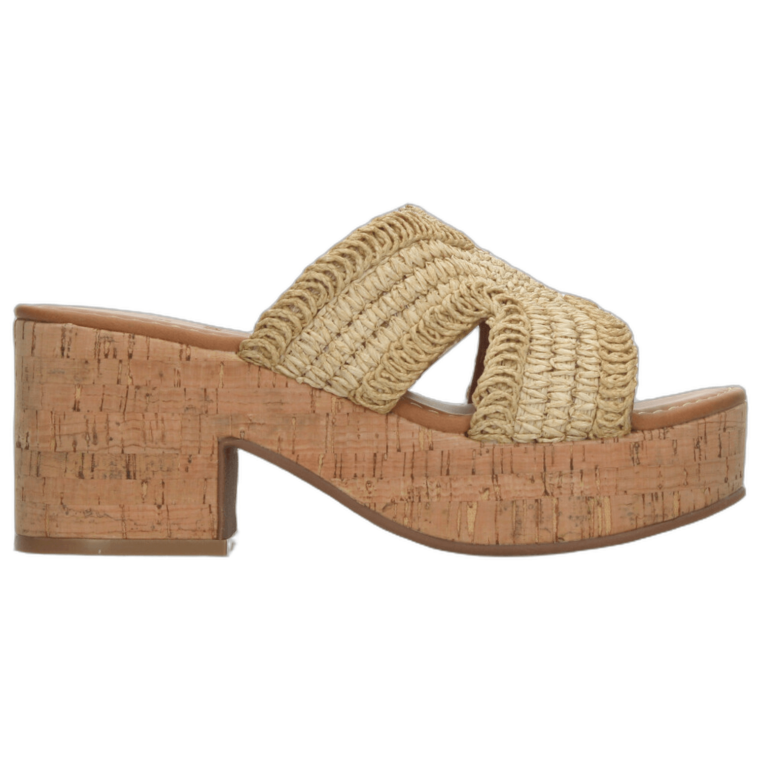 Sandalia Efe Dama Casual Formal Tacón Beige Mujer — imagen 1