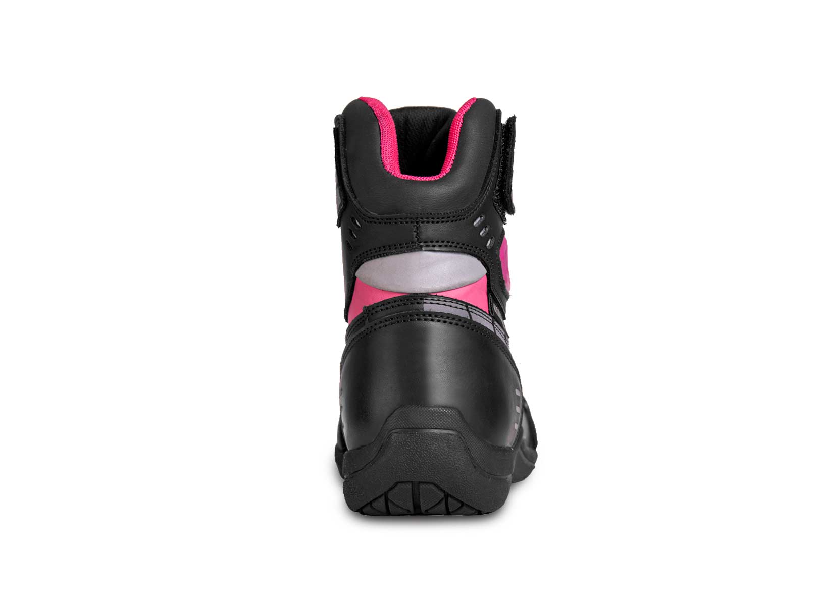 Bota mujer motociclista biker botin moto WKL 80016 Negro Ros — imagen 14
