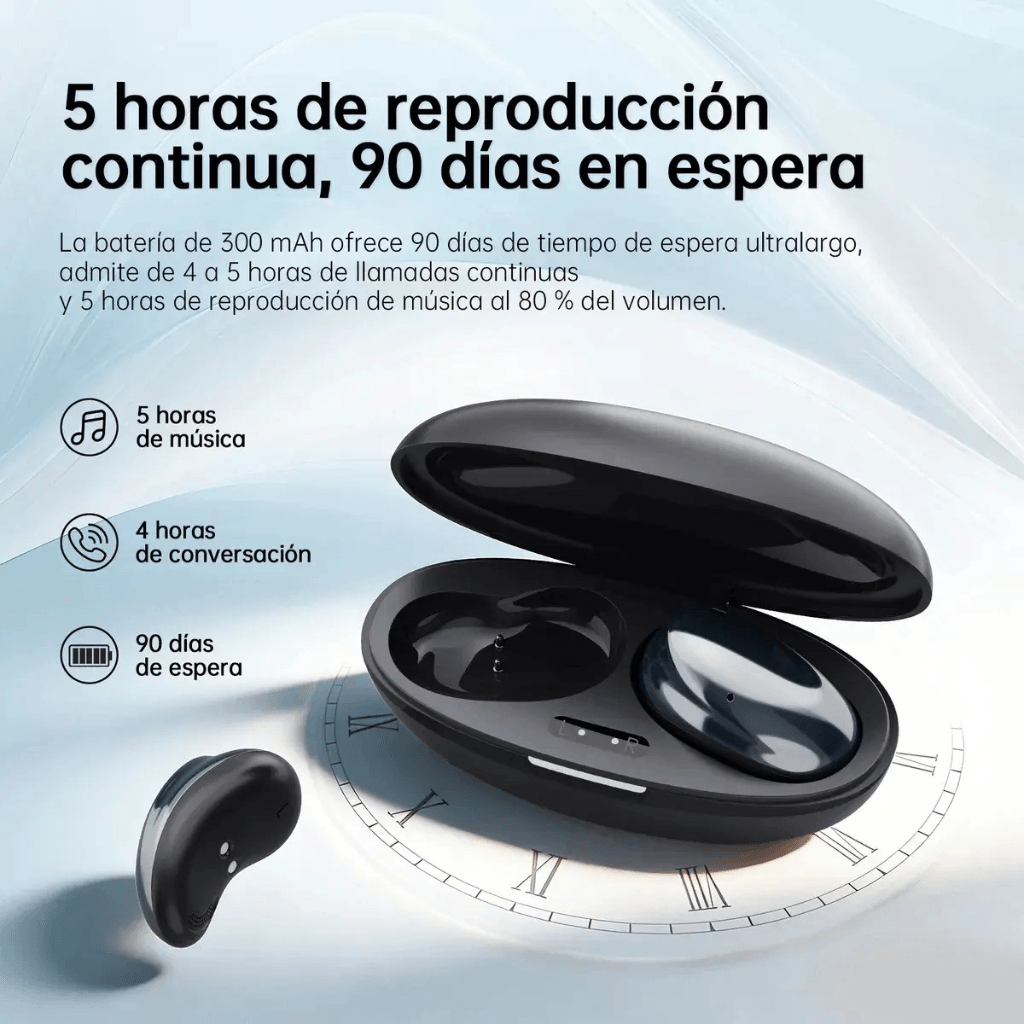 G-Tide Bean 1 Auriculares Bluetooth 5.3, Micrófono, Control Táctil y Resistencia al Sudor — imagen 4