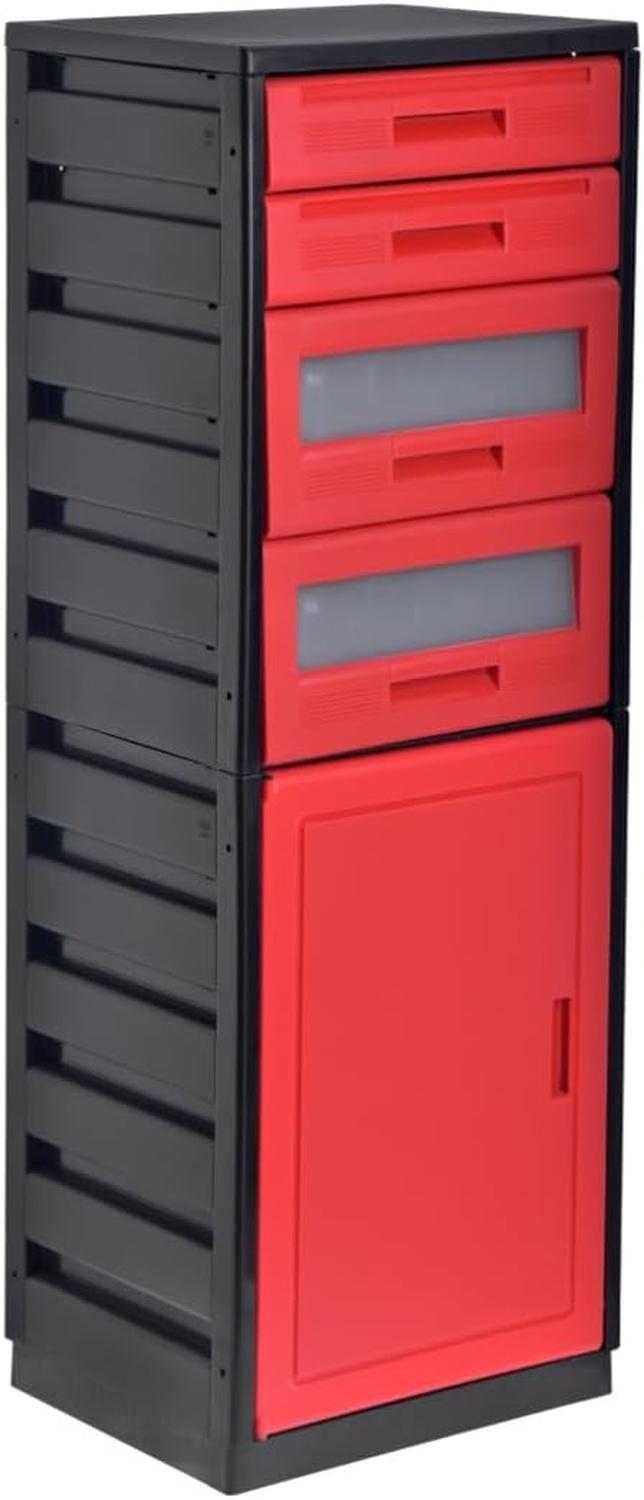 Organizador Almacenamiento 4 cajones y puerta repisas — imagen 5
