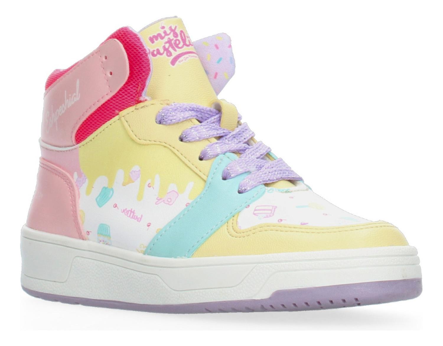 Tenis Mis Pastelitos Niña Casual Multicolor Infantil T15-25 — imagen 3