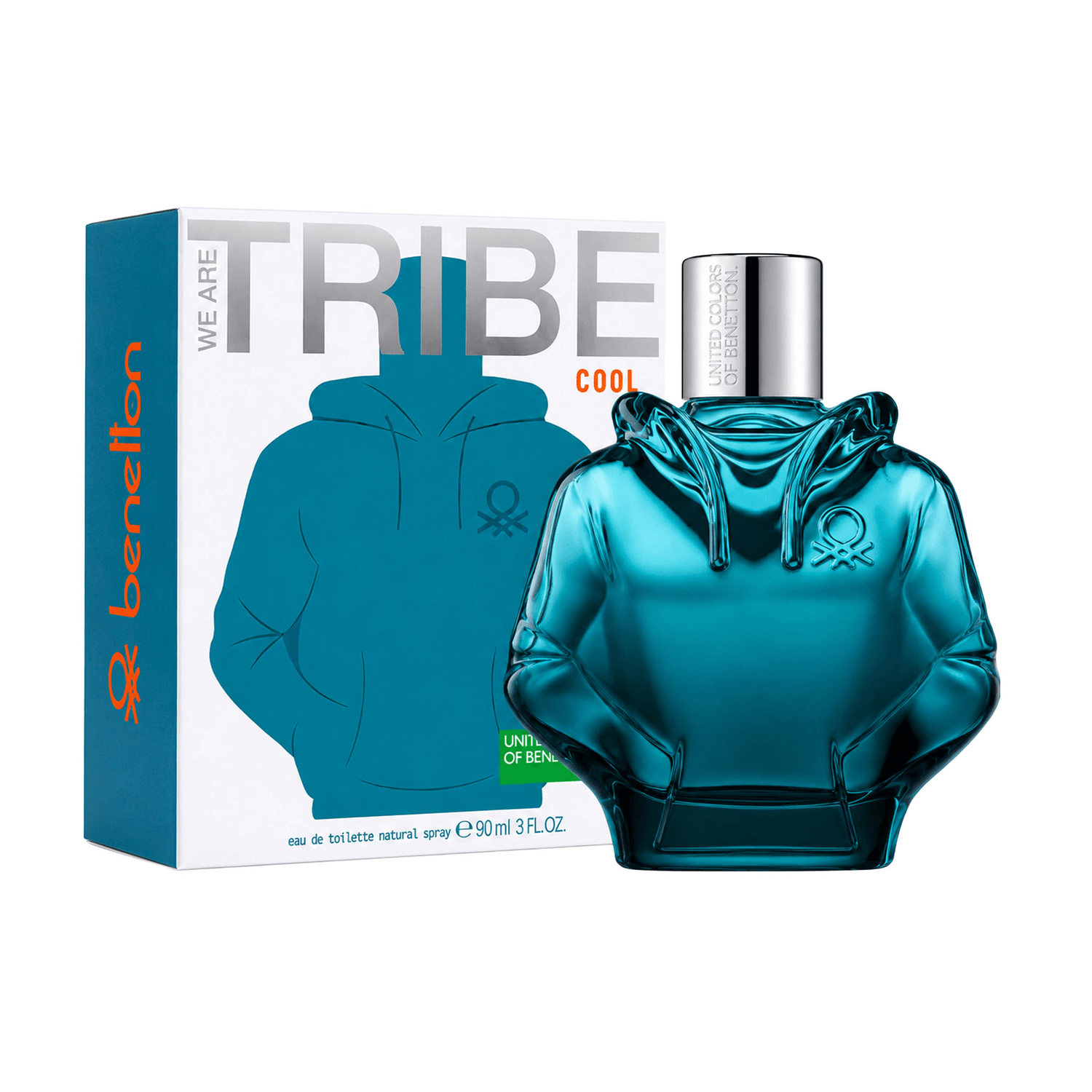 Perfume Benetton We Are Tribe Cool Hombre 90ml — imagen 1