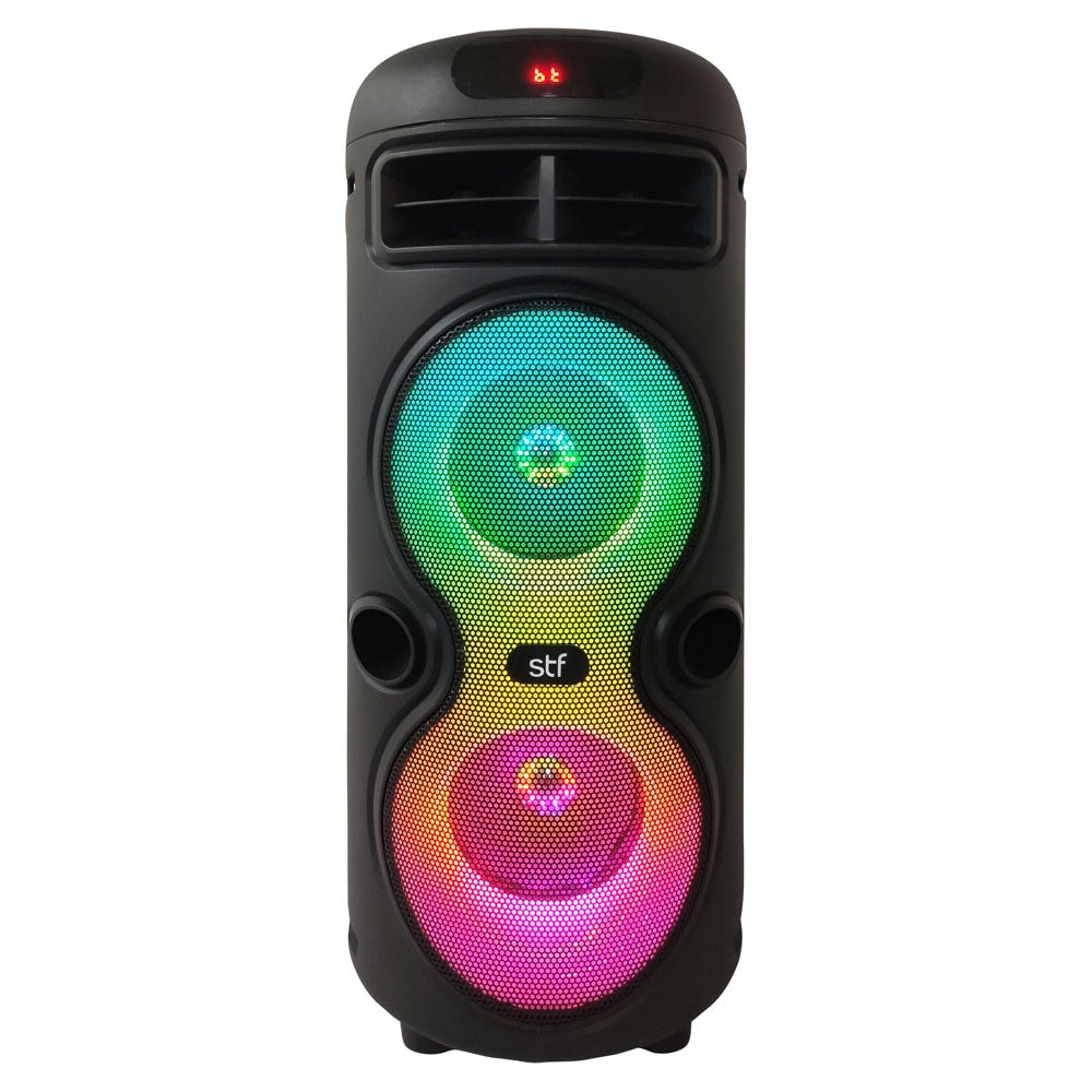 Bocina Portatil Hoss Tower 4x2 STF 10W 5hrs Uso Funcion Tws — imagen 2