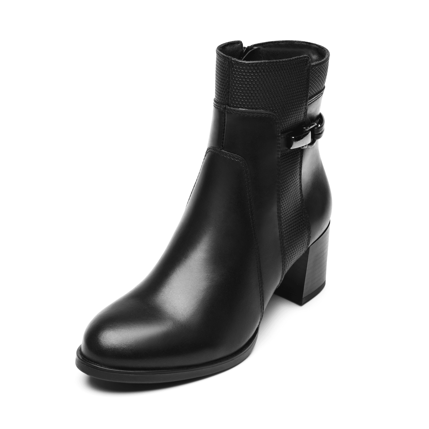 Botín Flexi Mercedes Dama Casual Tacón Negro Mujer — imagen 3