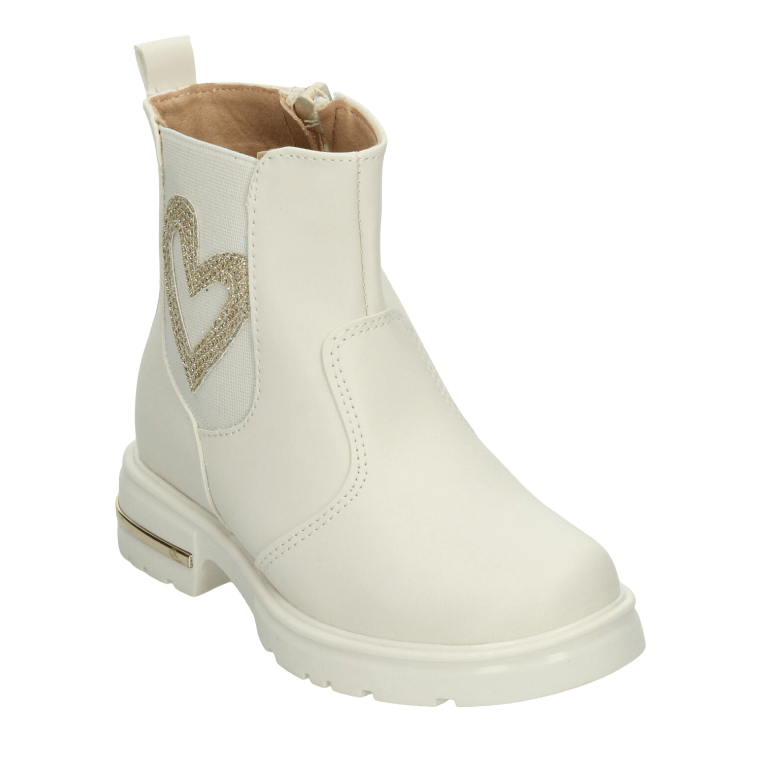 Bota Yuyin Niña Casual Cierre Cómodo Latte Infantil T22-26 — imagen 4