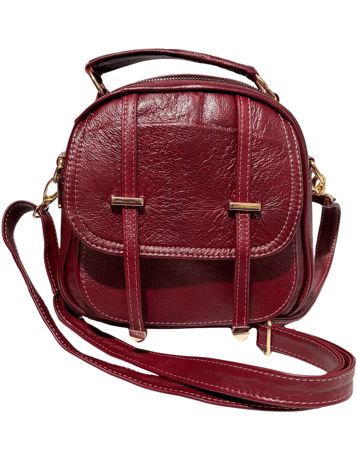 Bolsa Crossbody Mochila Para Mujer Jf66 Piel Legitima Original — imagen 16