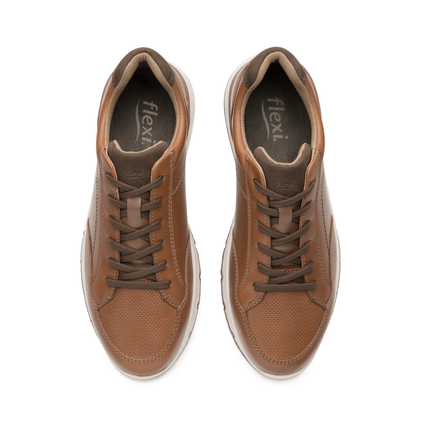 Tenis Flexi Hombre Café Casual Para Caballero — imagen 9