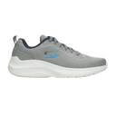 Tenis Skechers Bobs Sport Hombre Deportivo Gris Caballero