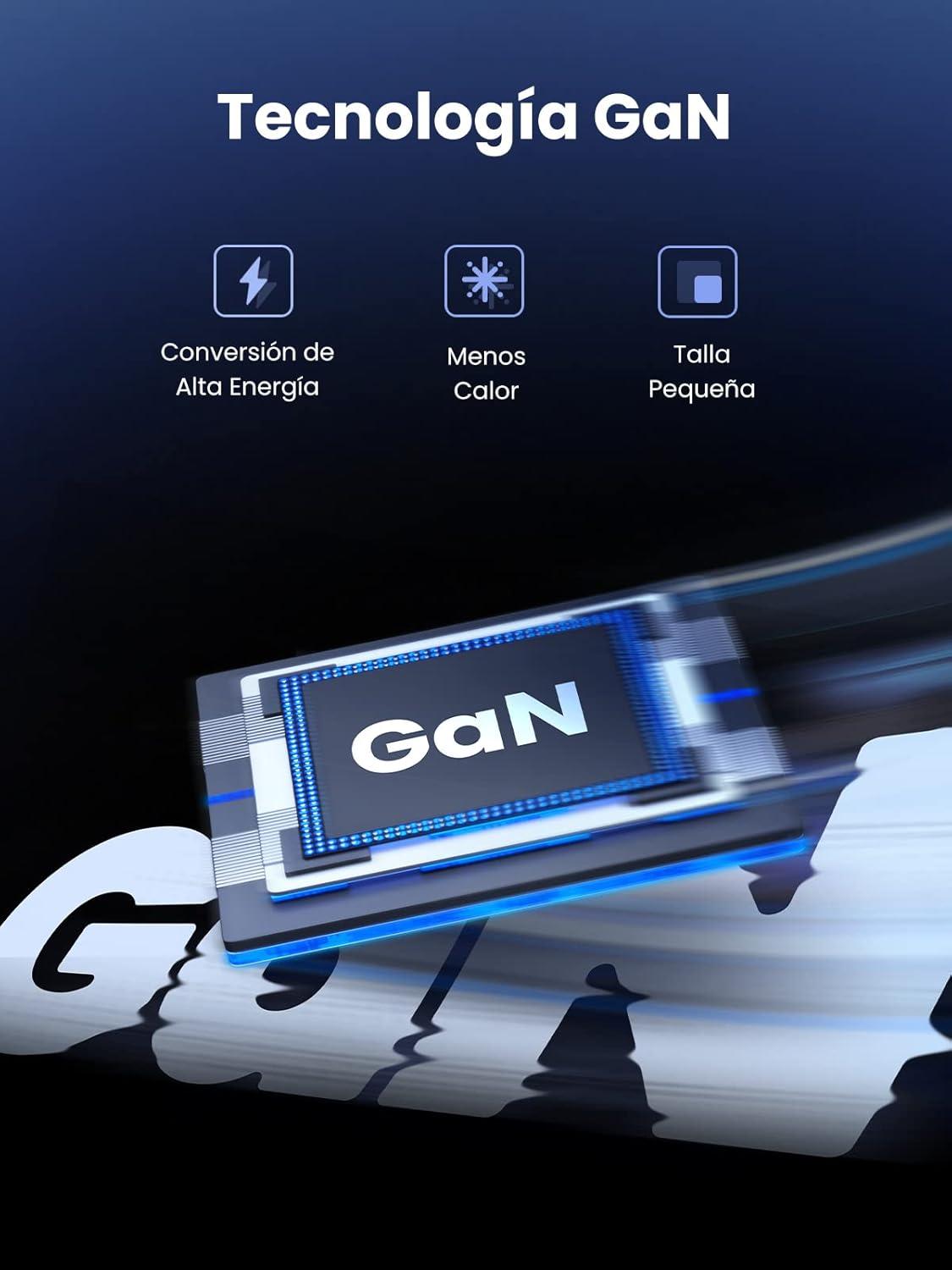 Cargador Ugreen Mini 30w Nexode Carga Rápida GaN II — imagen 7