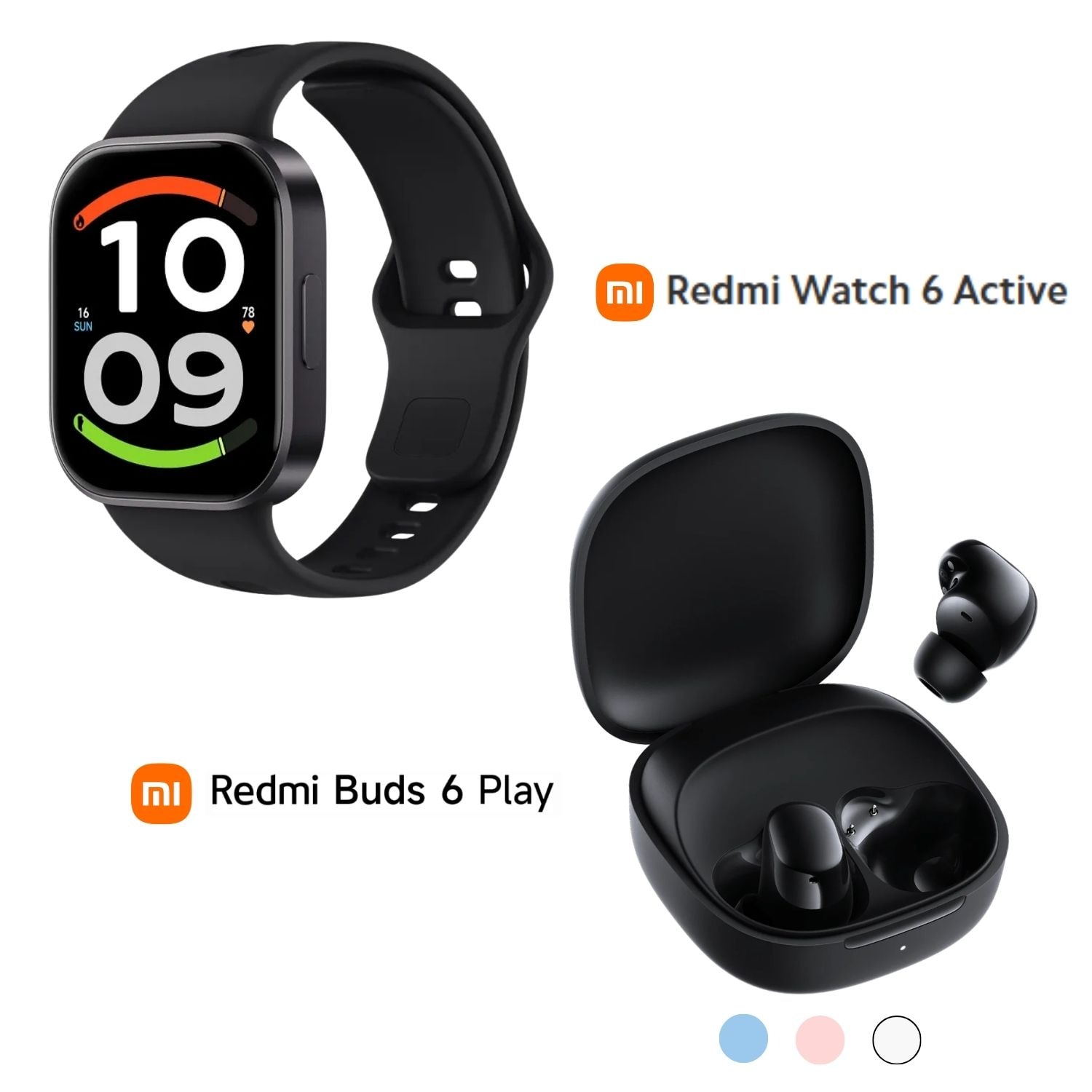 BUNDLE XIAOMI WATCH 6 ACTIVE + REDMI BUDS 6 PLAY — imagen 1