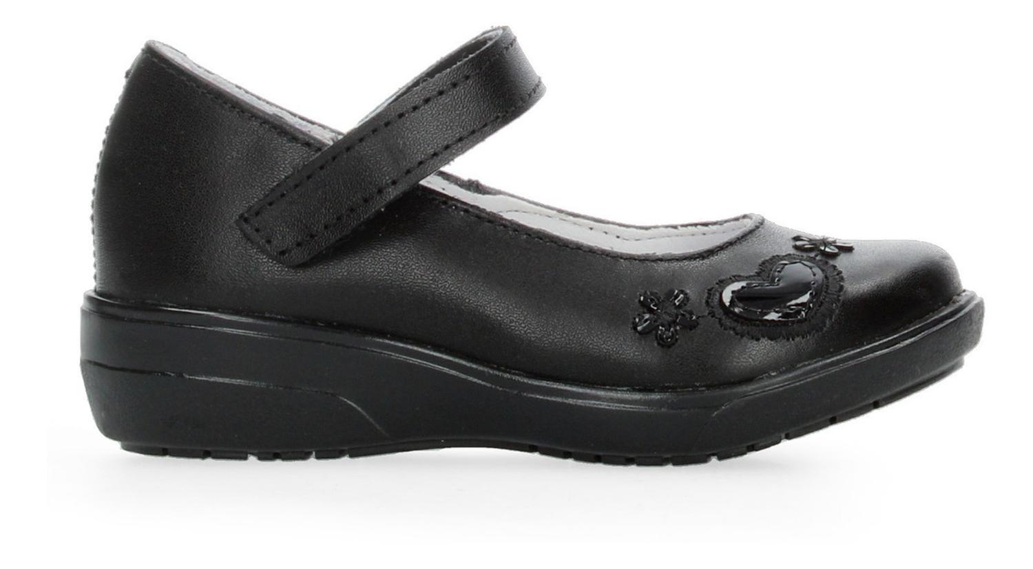Zapato Yuyin Colegio Niña Escolar Negro Infantil T15-16 — imagen 1