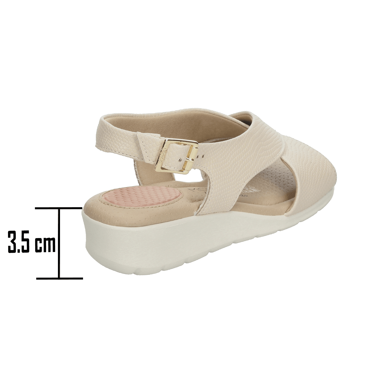 Sandalias Dama Modare Cremita Casual Mujer — imagen 4