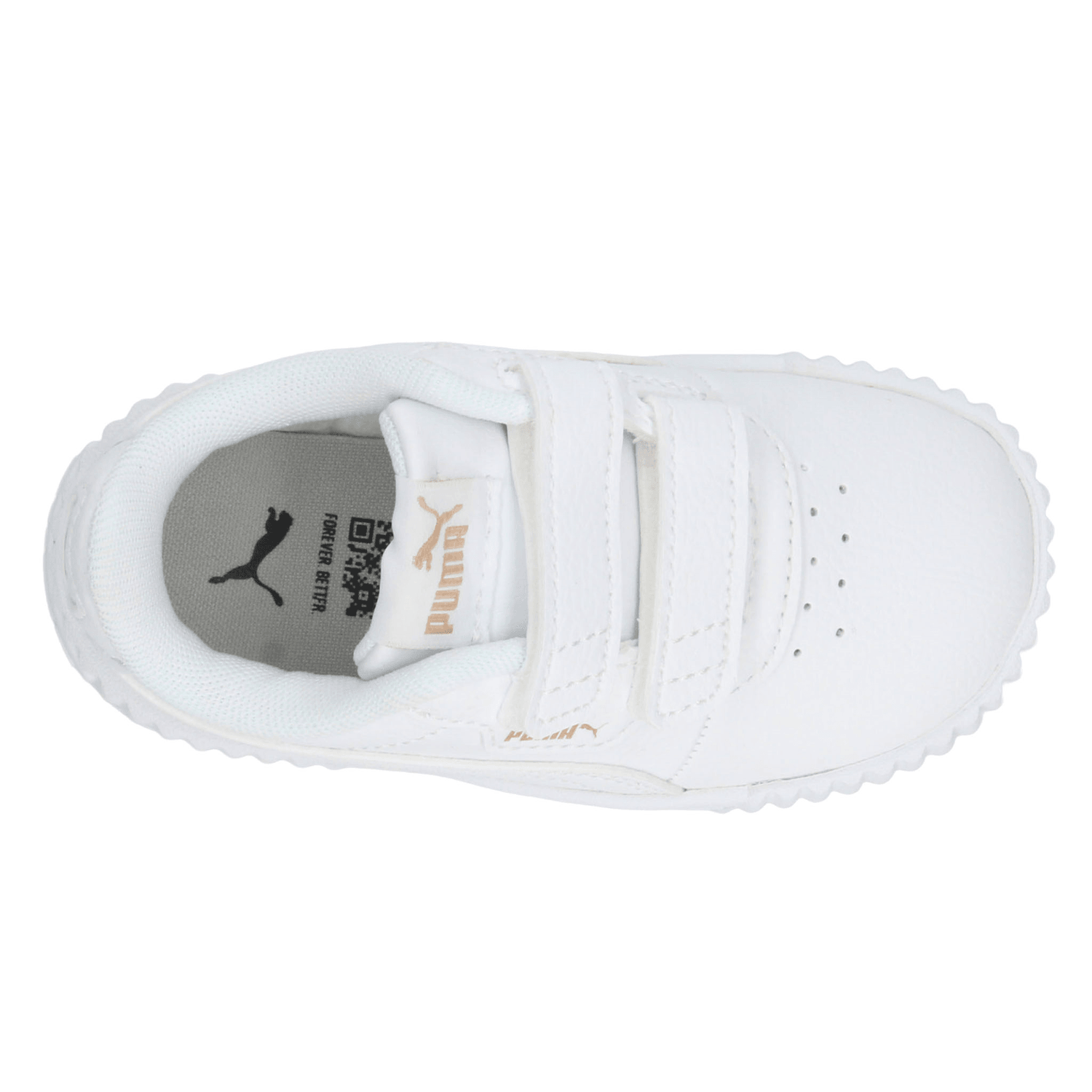 Tenis Puma Carina 3.0 Niña Blanco Escolar Infantil T10-17 — imagen 9