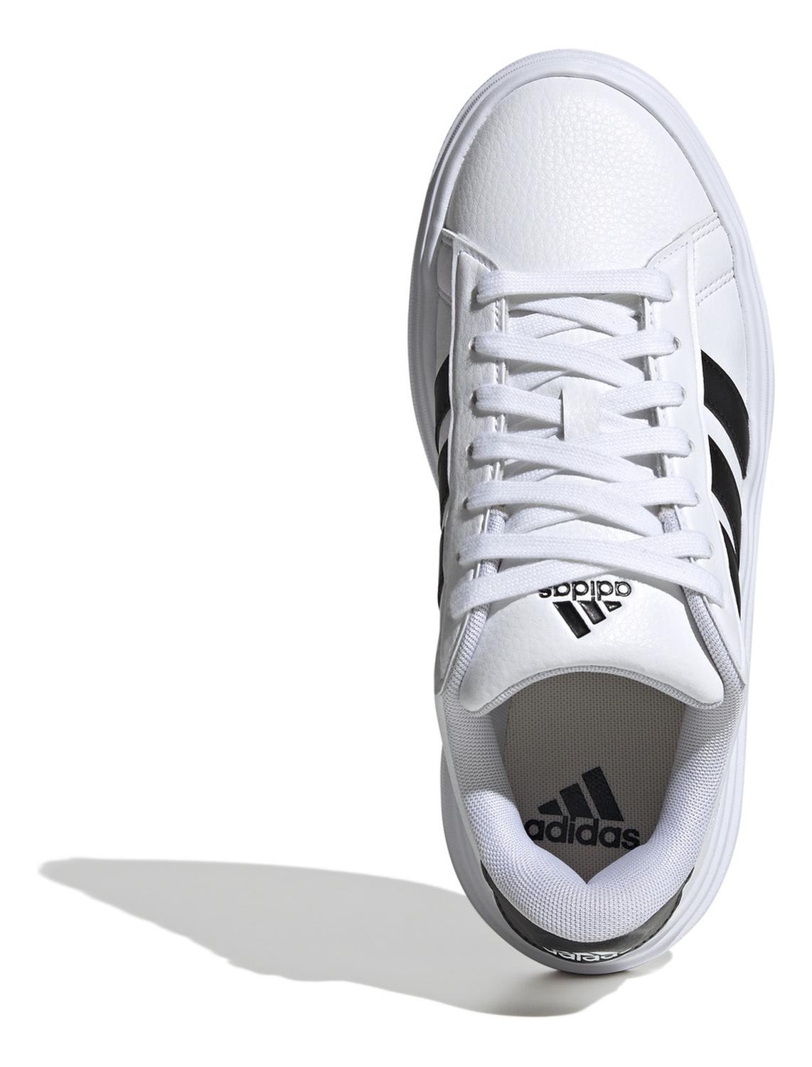 Tenis Dama Adidas Grand Court Blanco Casual Plataforma Mujer — imagen 8