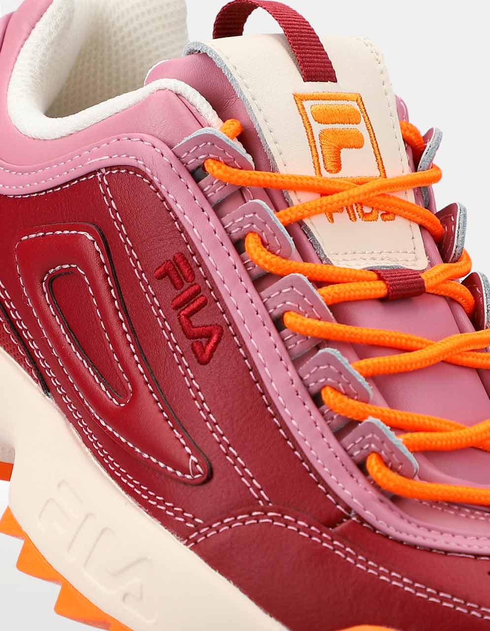 Tenis Fila Disruptor 2 Premium Rojo - Mujer — imagen 5