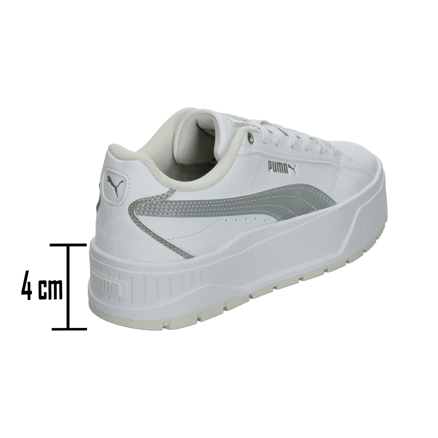 Tenis Dama Puma Karma II Blanco Casual Mujer — imagen 4
