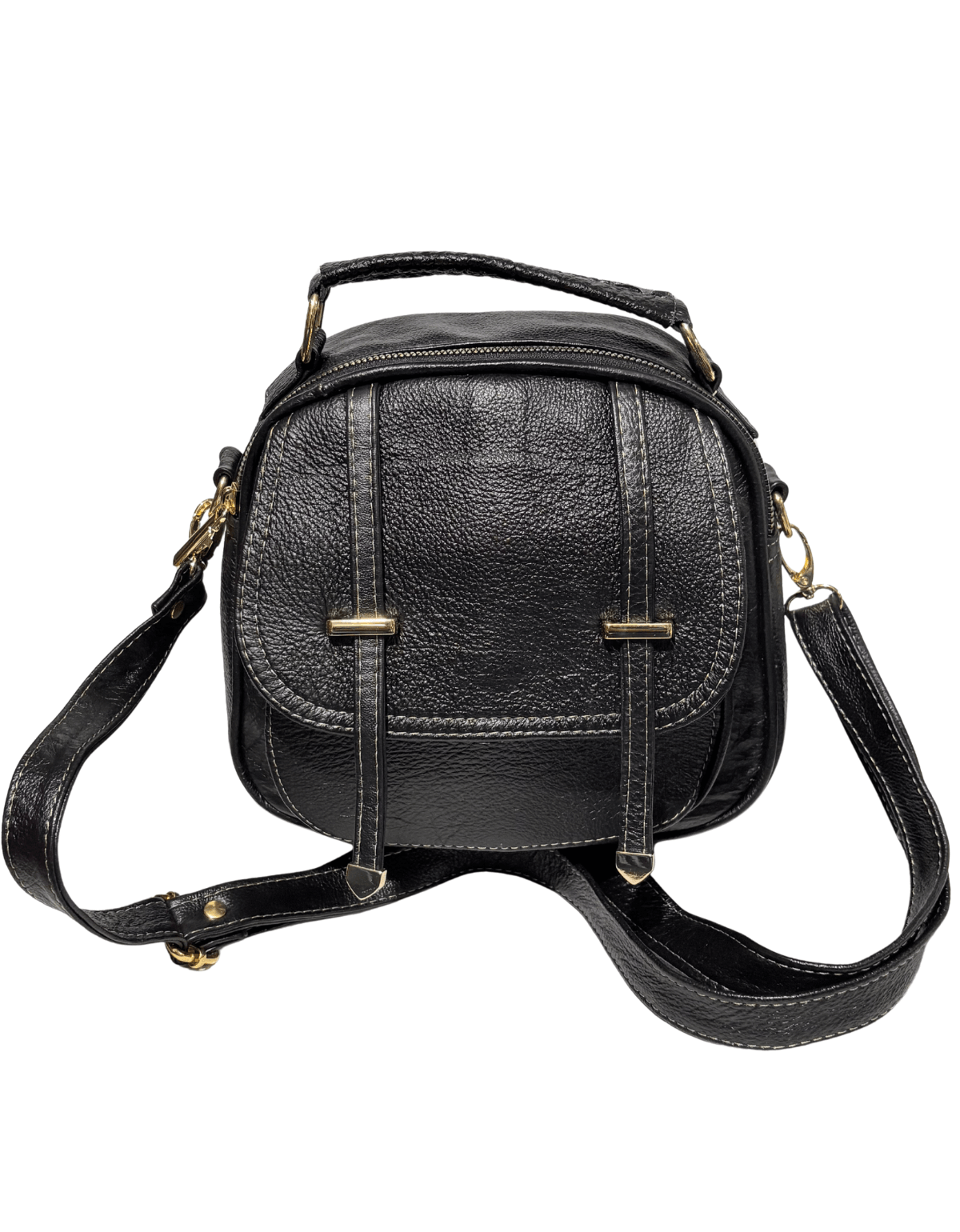 Bolsa Crossbody Mochila Para Mujer Jf66 Piel Legitima Original — imagen 6