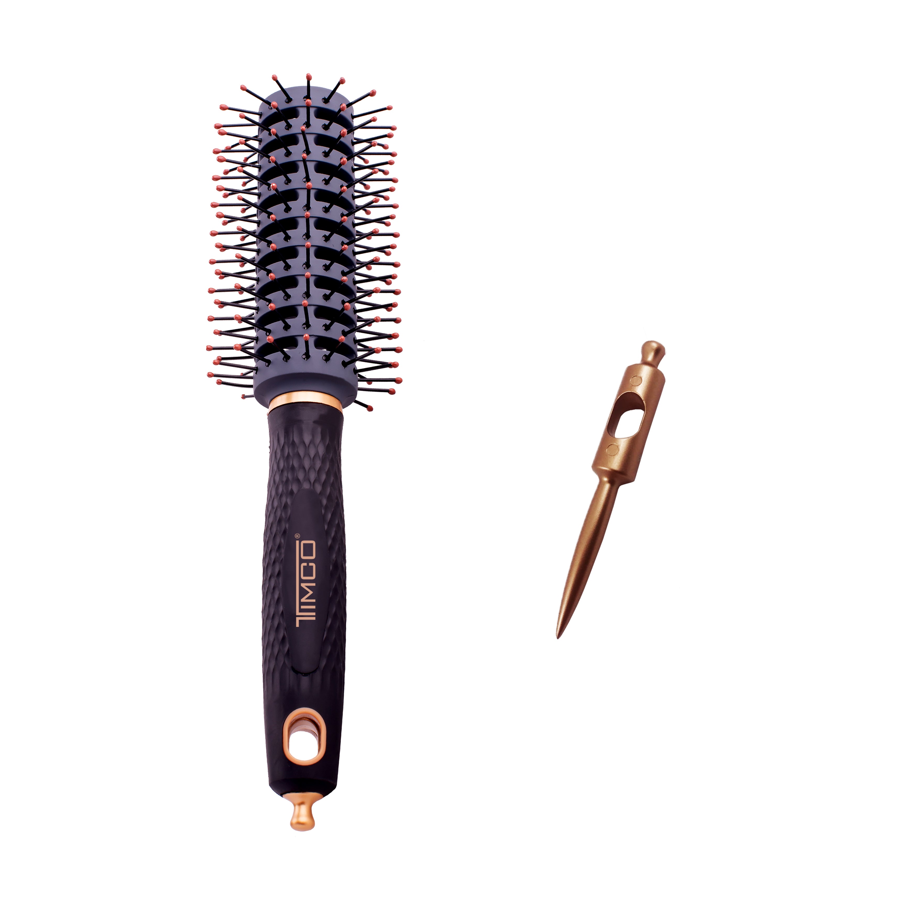 Cepillo de Cabello Soft Redondo Abierto Con Piqueta Timco Cn97 — imagen 2