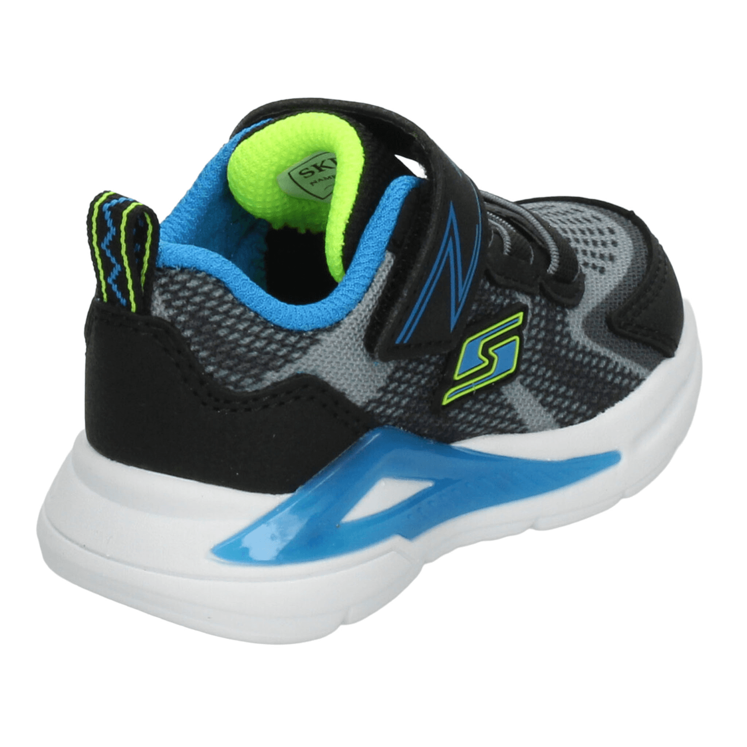 Tenis Skechers S-Lights Niño Deportivo Led Negro Infantil T11-16 — imagen 3