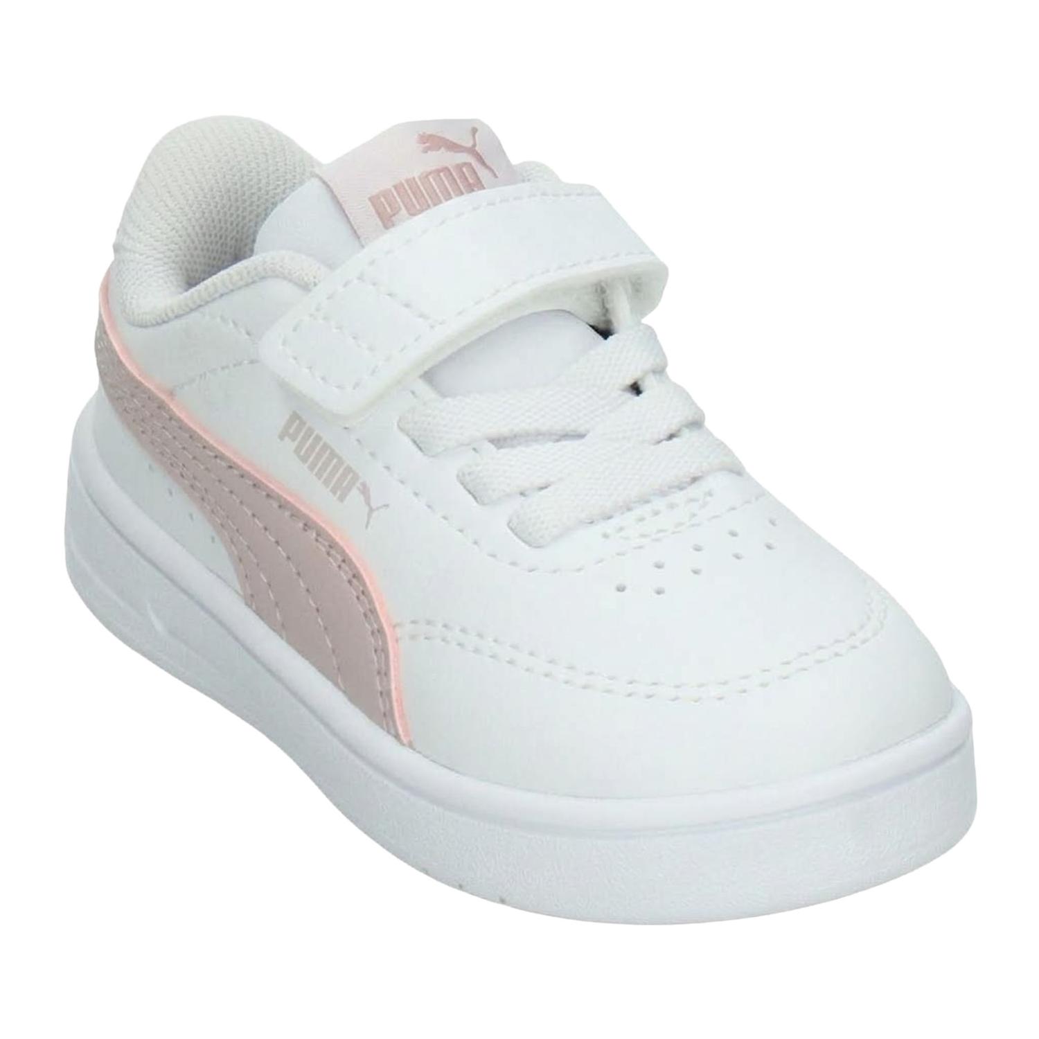 Tenis Niña Puma Court Classic Blanco Casual Infantil T10-17 — imagen 5