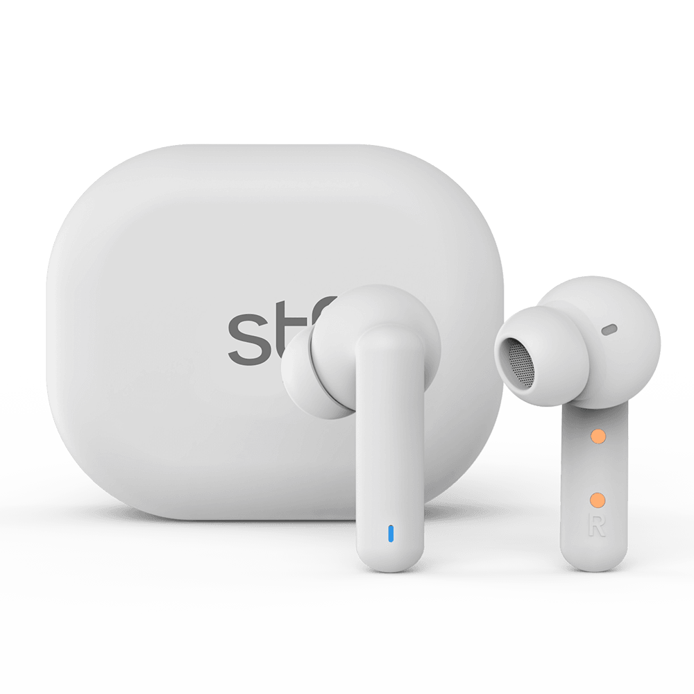 Audifonos Inalámbricos Tws Orion STF 24hrs Uso Protección IPX4 Blanco — imagen 2