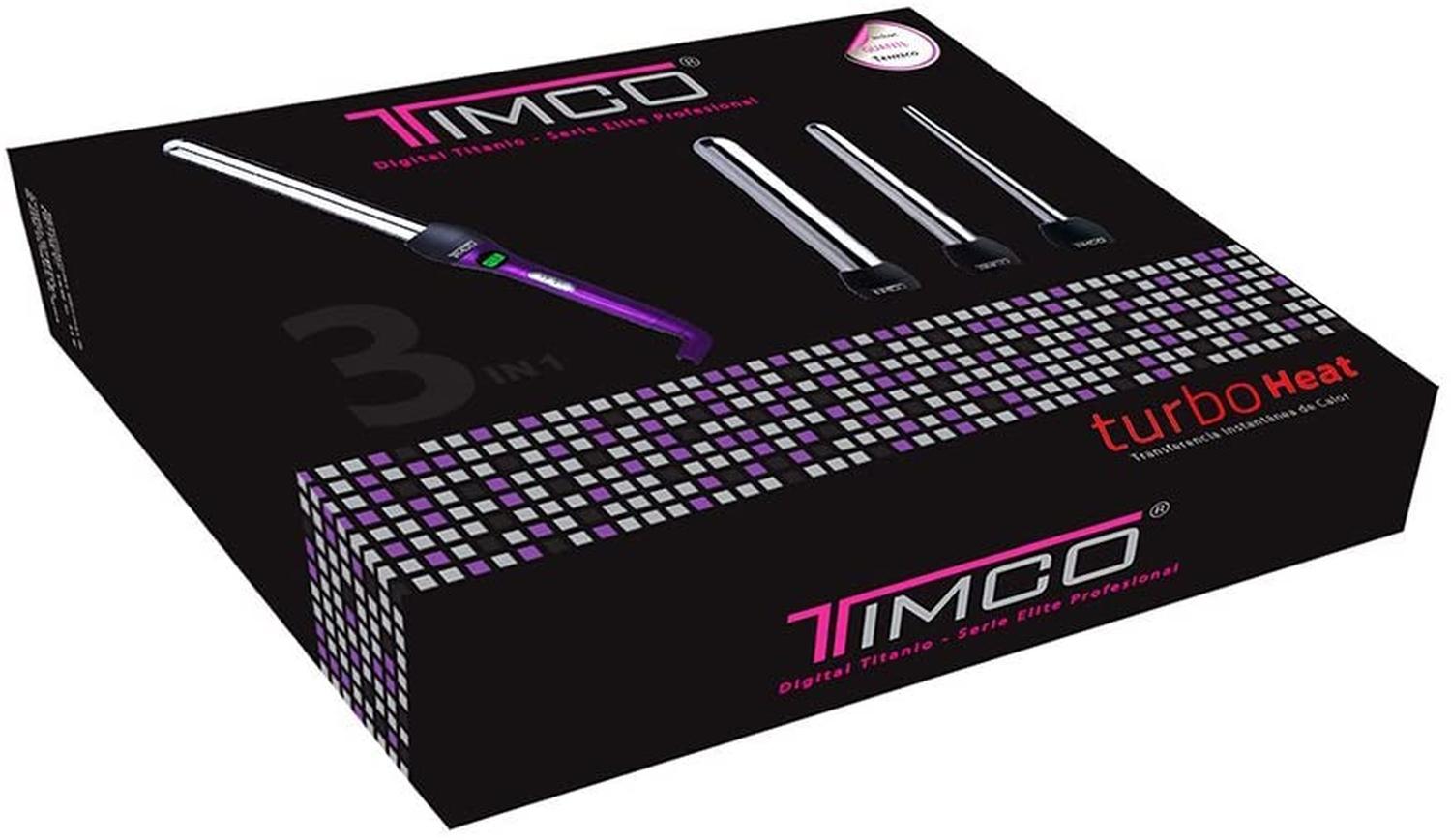 Rizadora Ferro Timco Tc-Xf3 3 Puntas Titanium Ion — imagen 7