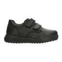Zapato Freelife Niño Escolar Adhesivo Doble Negro Juvenil T22-26