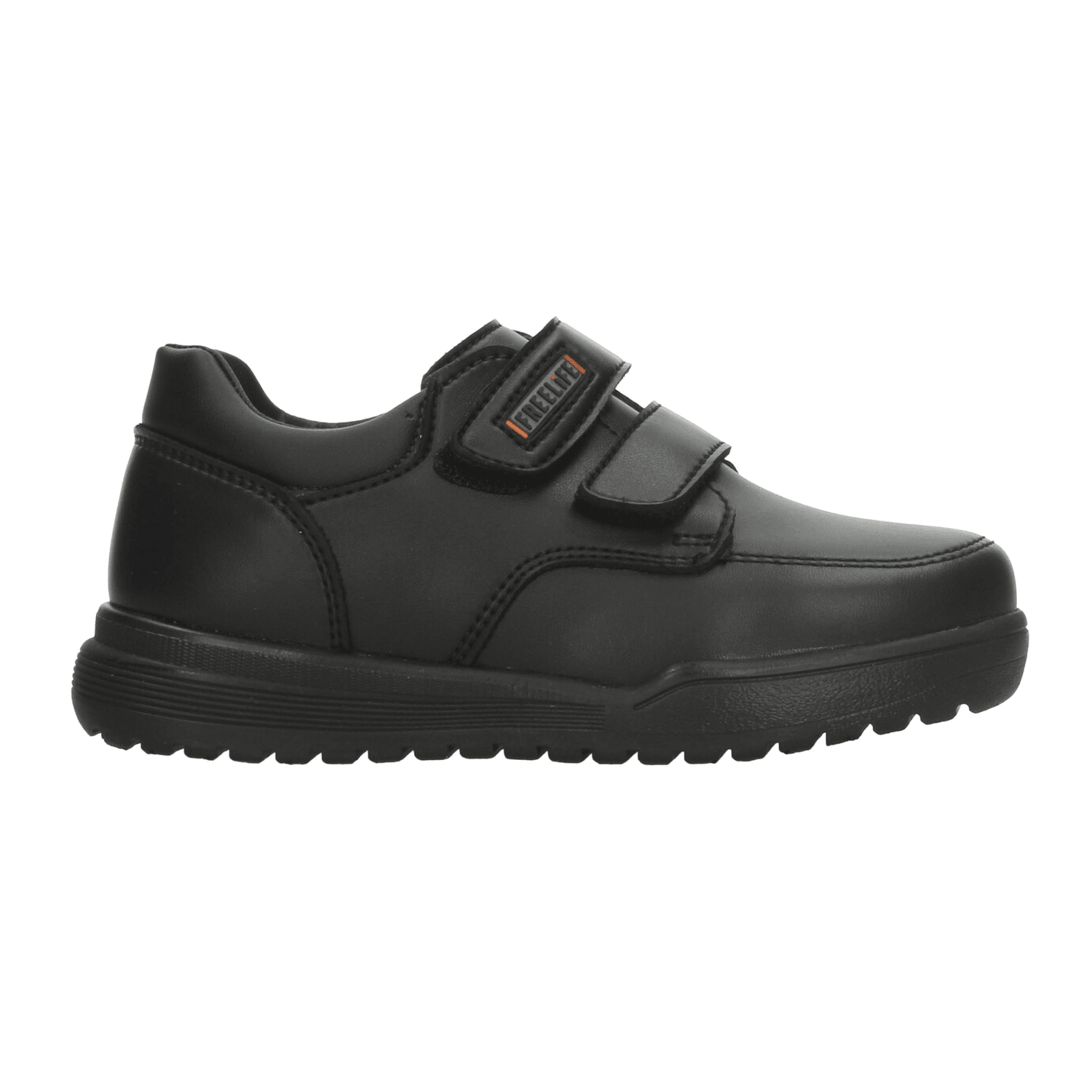 Zapato Freelife Niño Escolar Adhesivo Doble Negro Juvenil T22-26 — imagen 1
